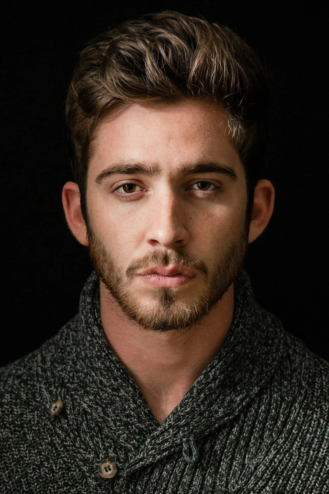 Precision mens haircut results at lolamax AVEDA salon in minneapolis