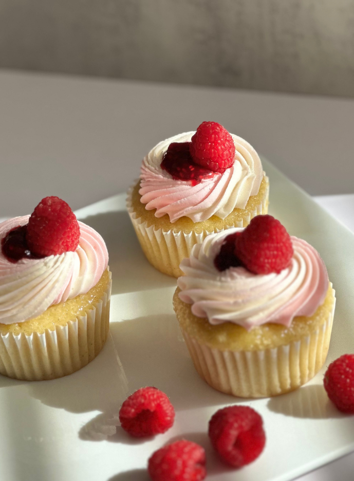 Raspberry Cupcakes