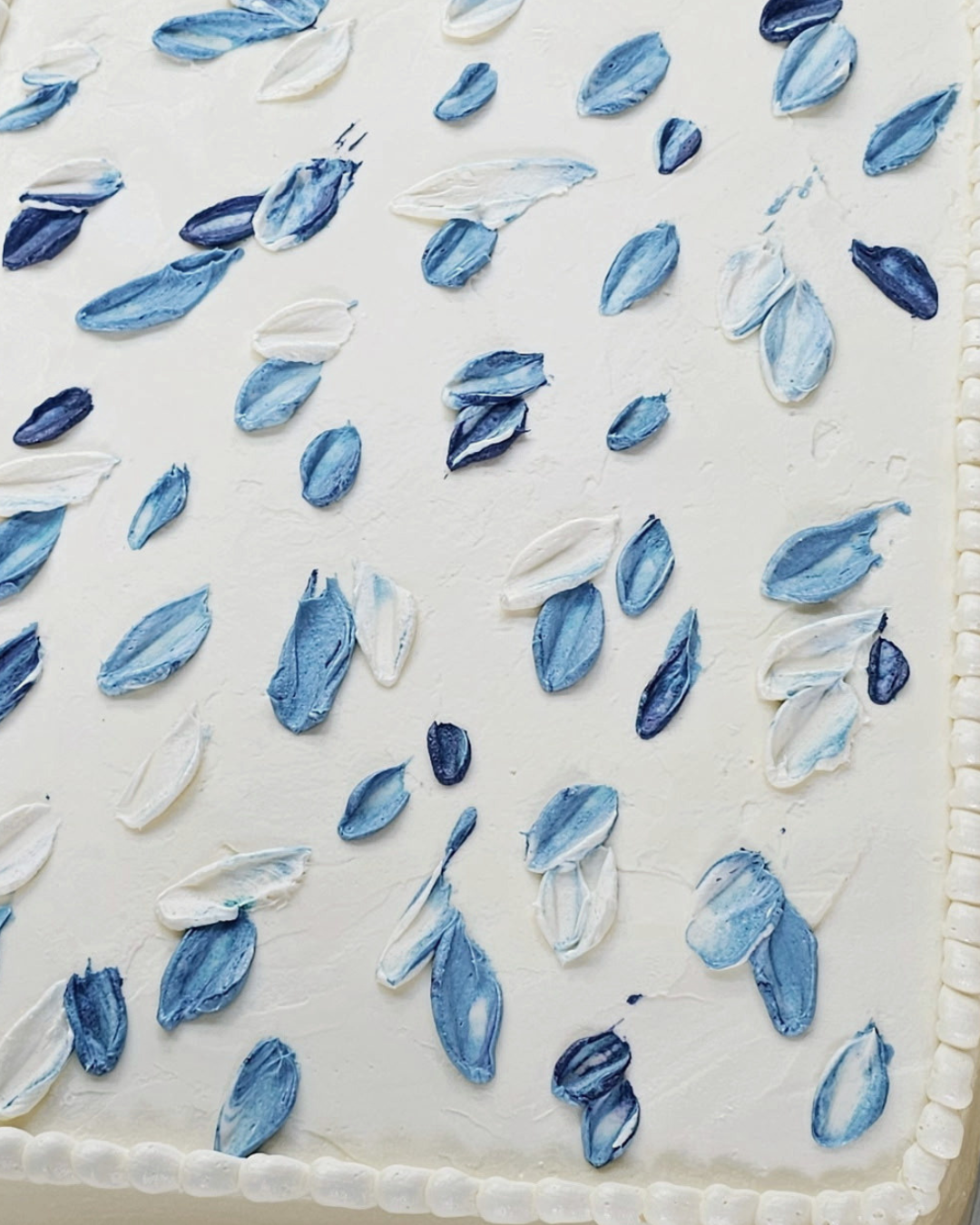 Sheet Cake With Petals