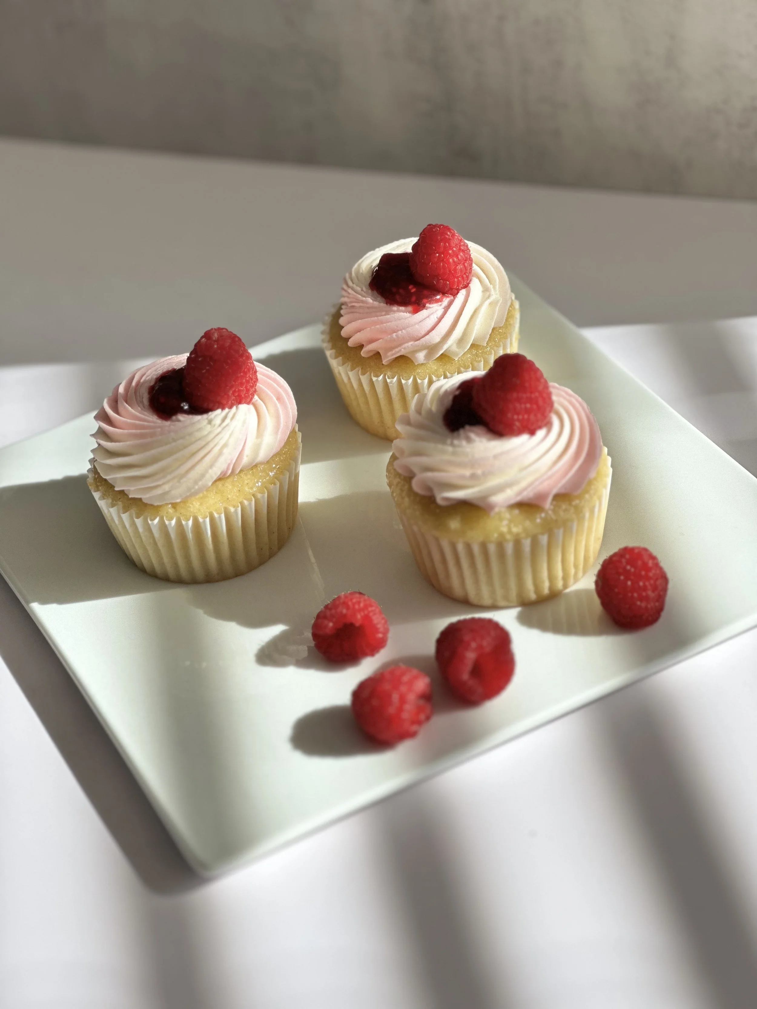 Gluten Free Raspberry Cupcakes