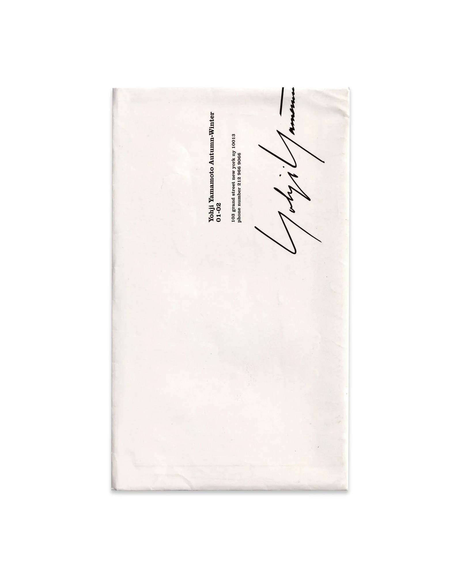 Yohji Yamamoto AW01-02 Postcard Set