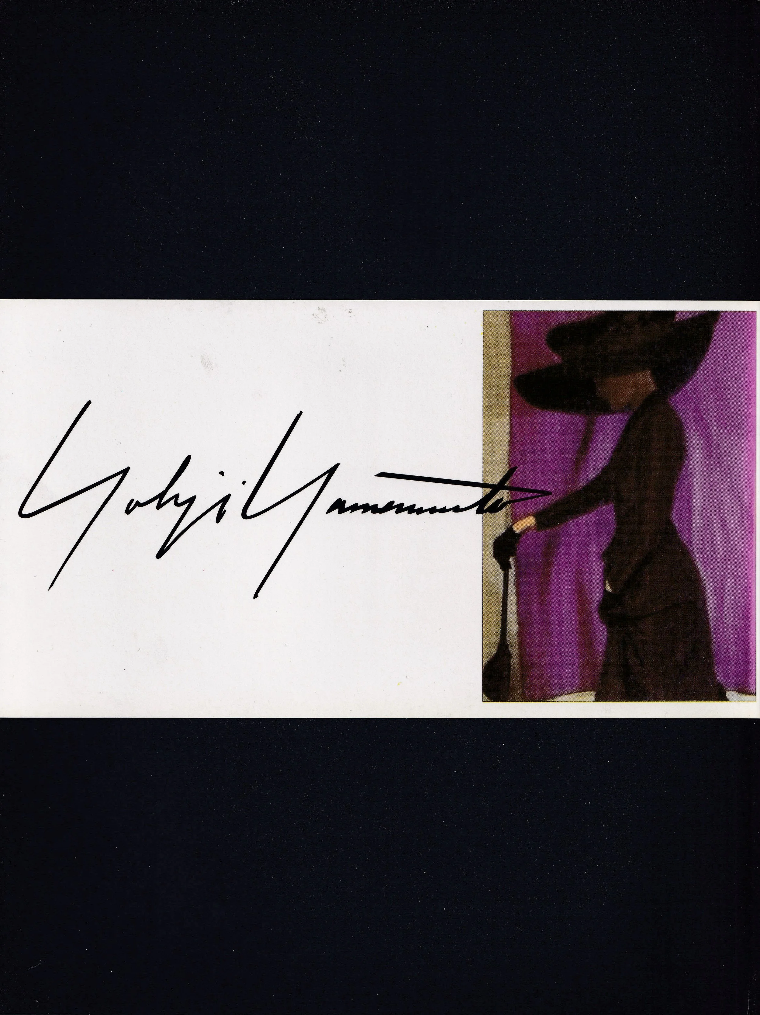 Yohji Yamaoto Spring/Summer 1997 Lookbook