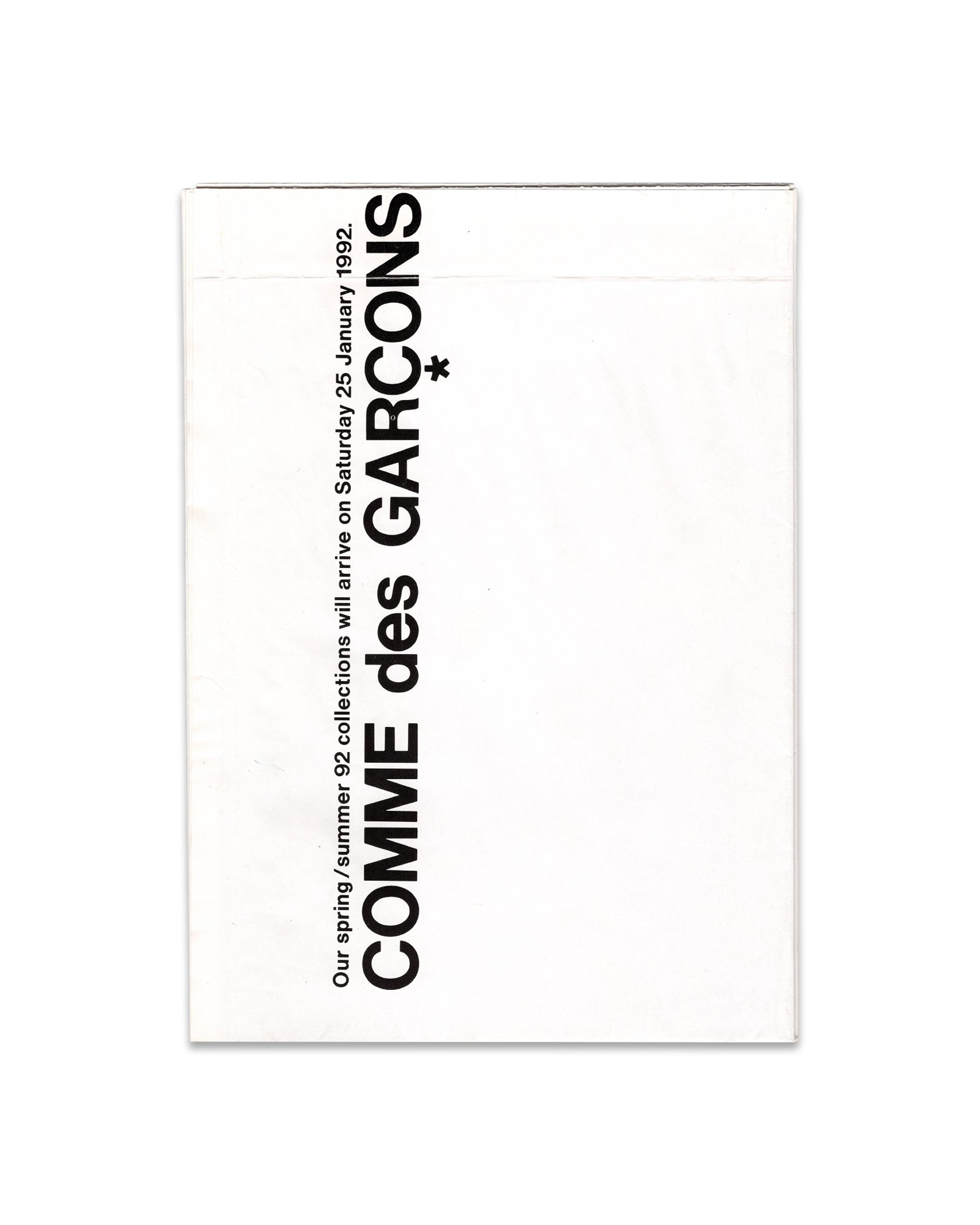 Comme des Garçons SS92 Poster