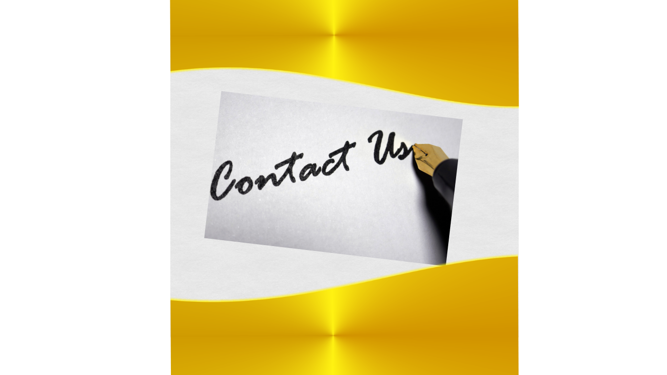 A close-up of a handwritten note on paper that says 'Contact Us', with a person's hand holding a black marker pen, capturing the moment of writing.