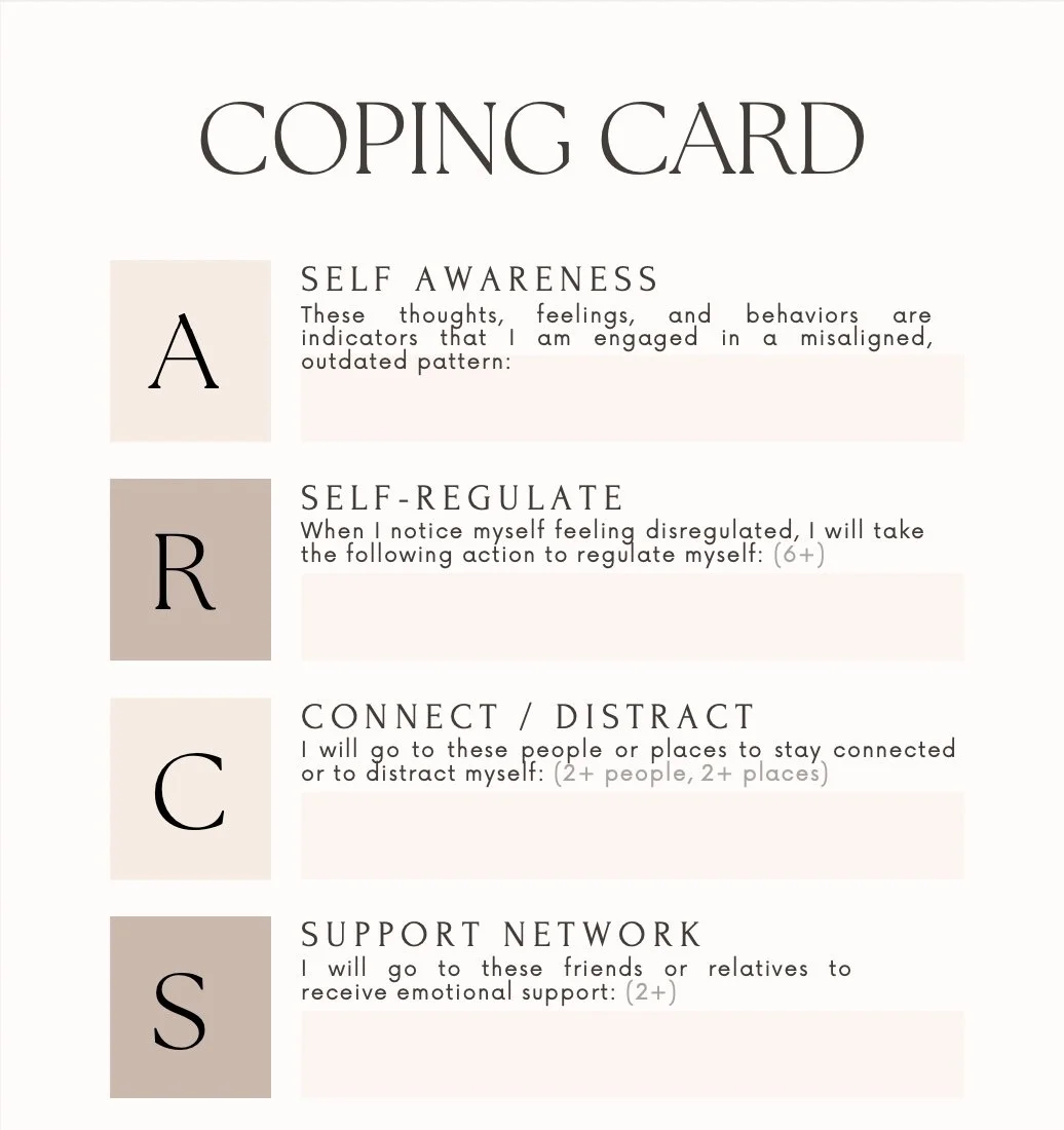 Coping Card
