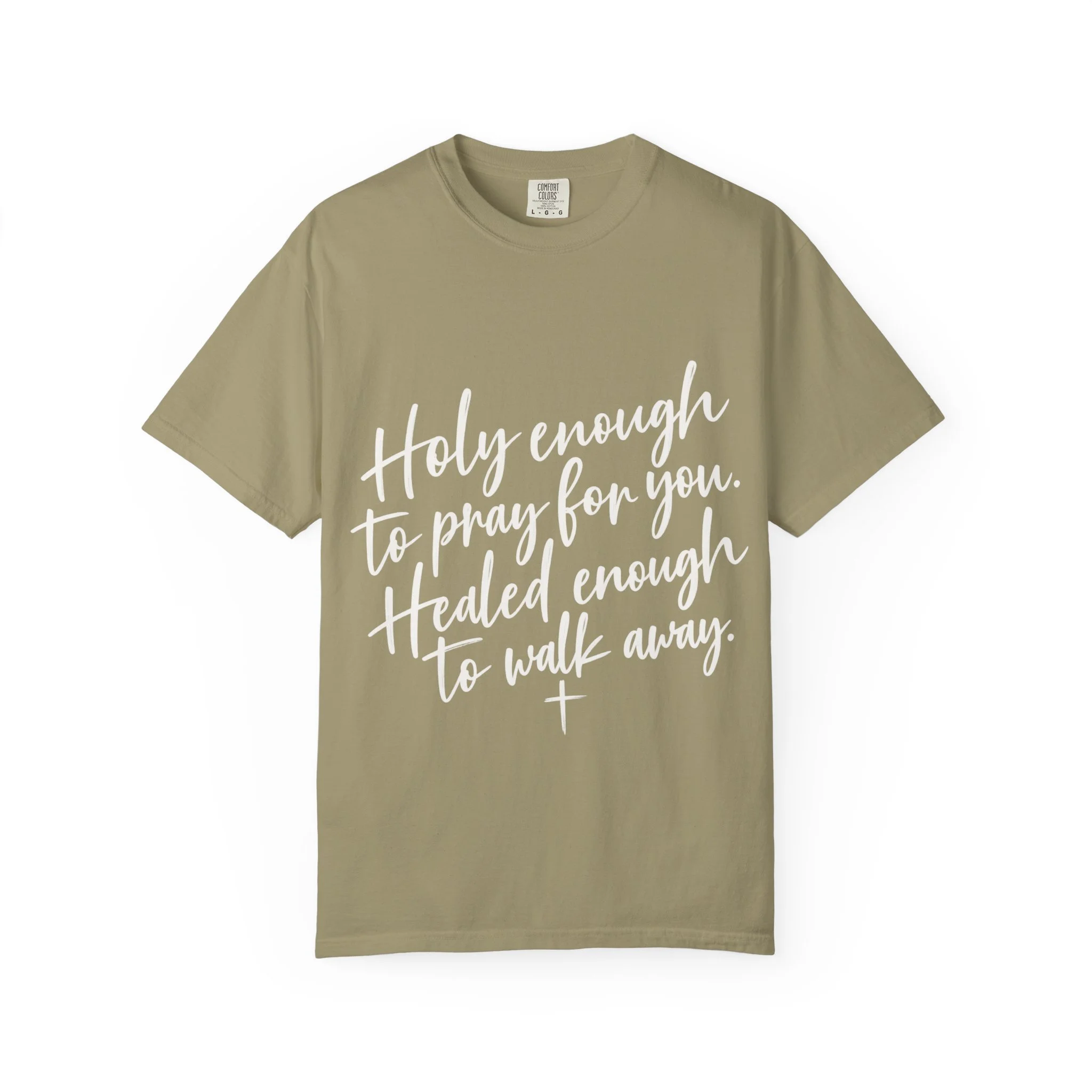 Holy Enough, Healed Enough Graphic Tee ✝️🤎