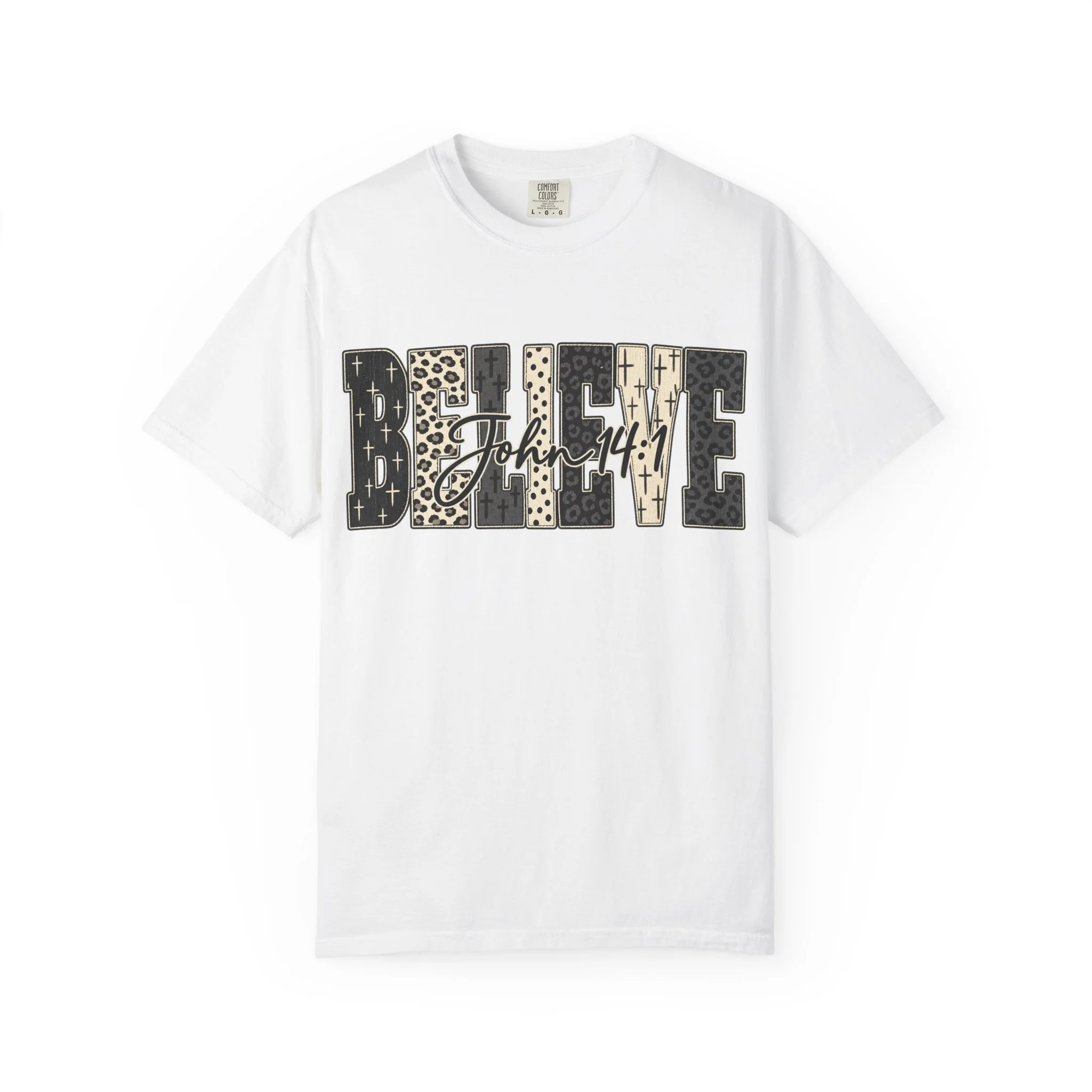 Believe John 14:1 Faith Tee 🤎✝️