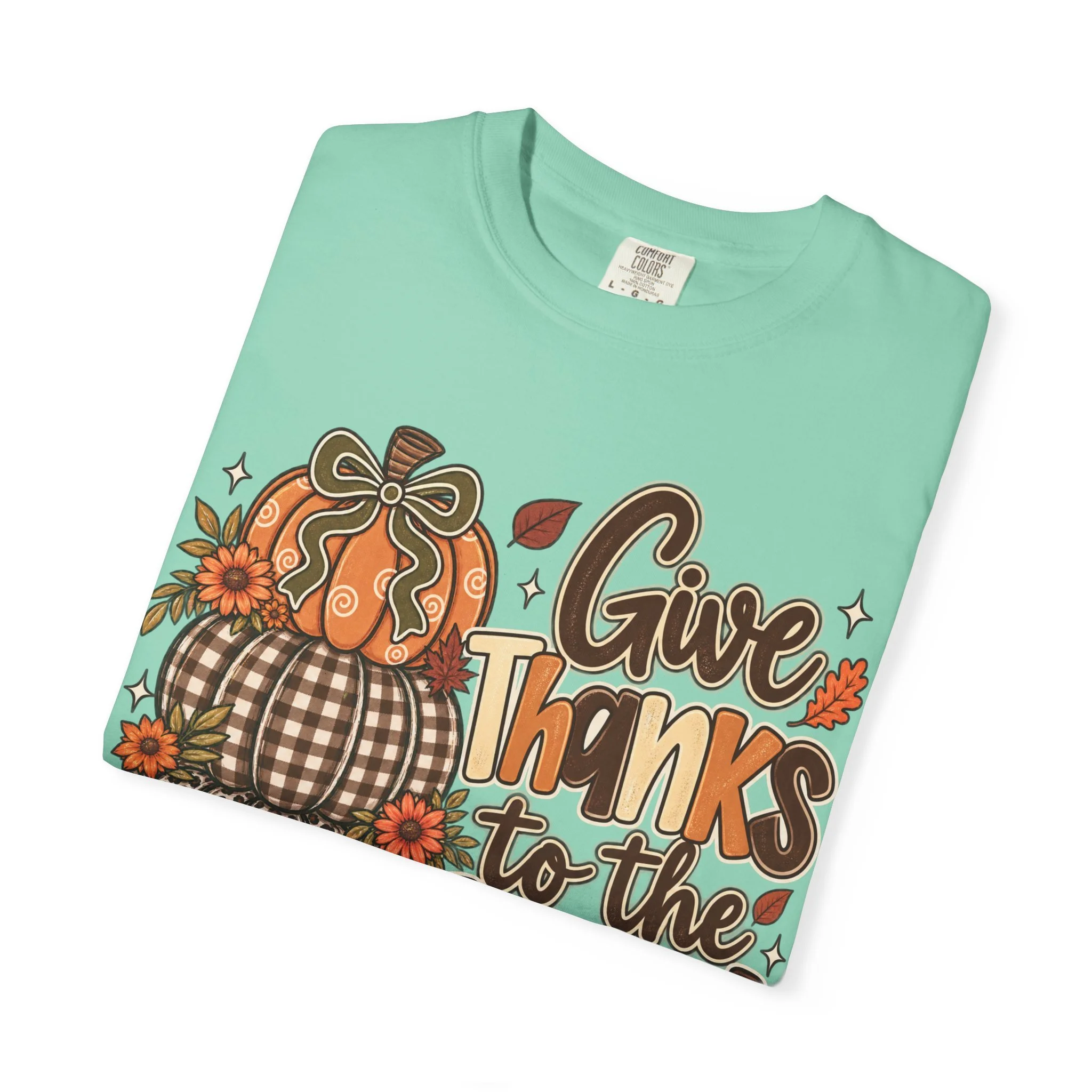 Give Thanks to the Lord Fall Faith Tee 🍂🤎🎃