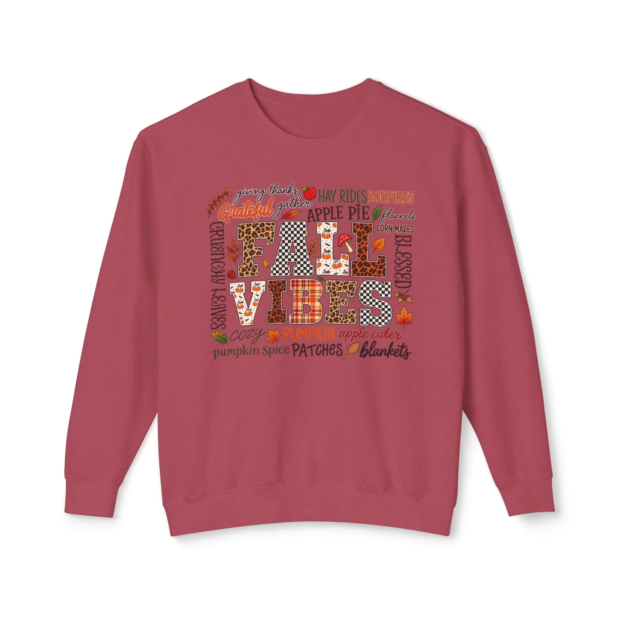 Fall Vibes Patchwork Graphic Tee 🍂🧡