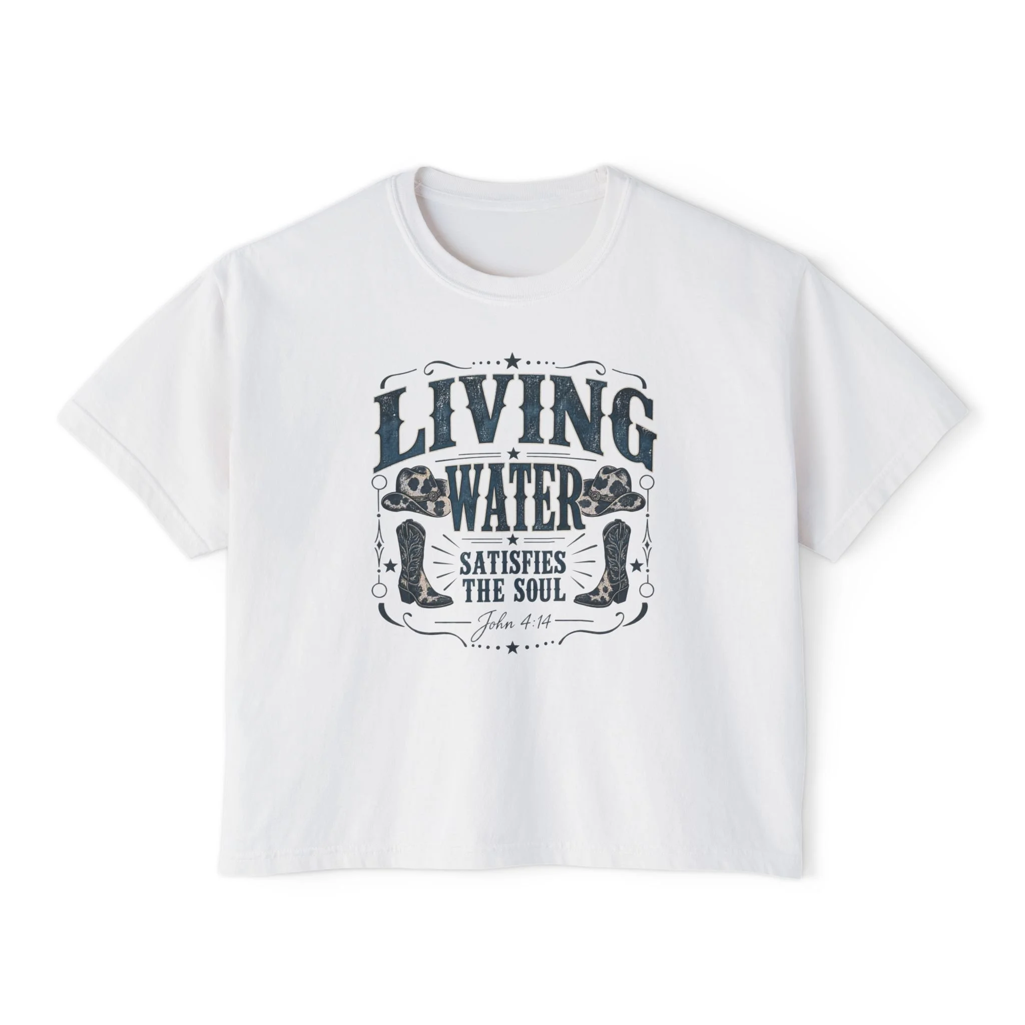 Living Water Boxy Tee — 