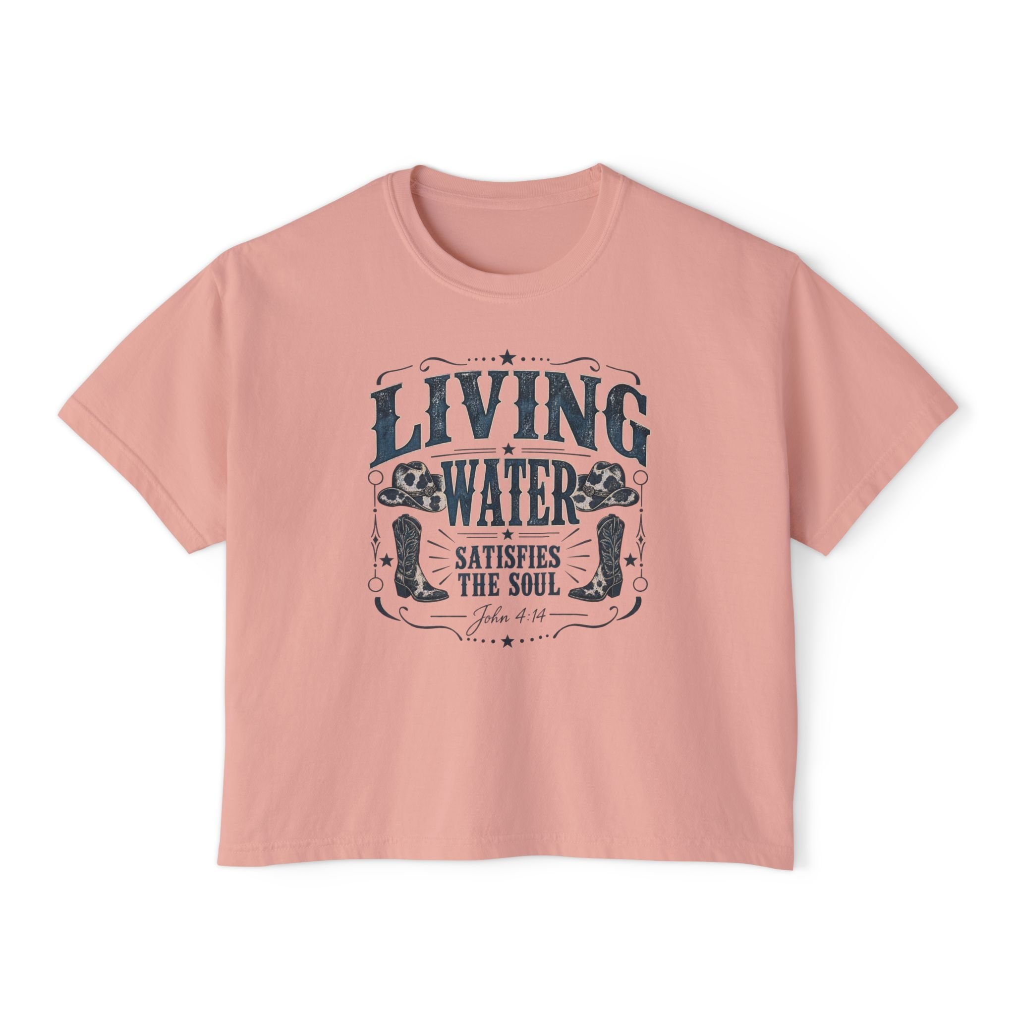 Living Water Boxy Tee — 