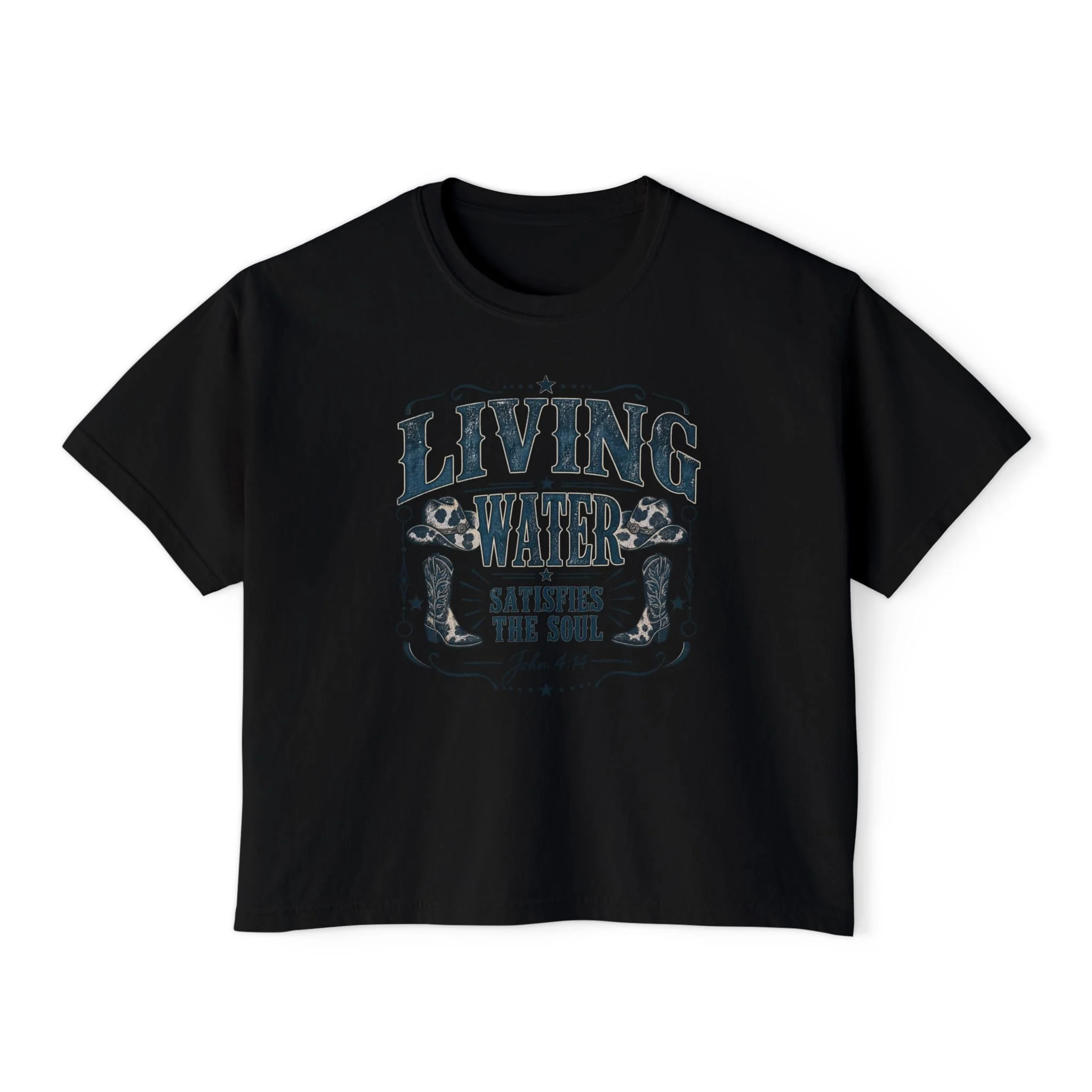 Living Water Boxy Tee — 