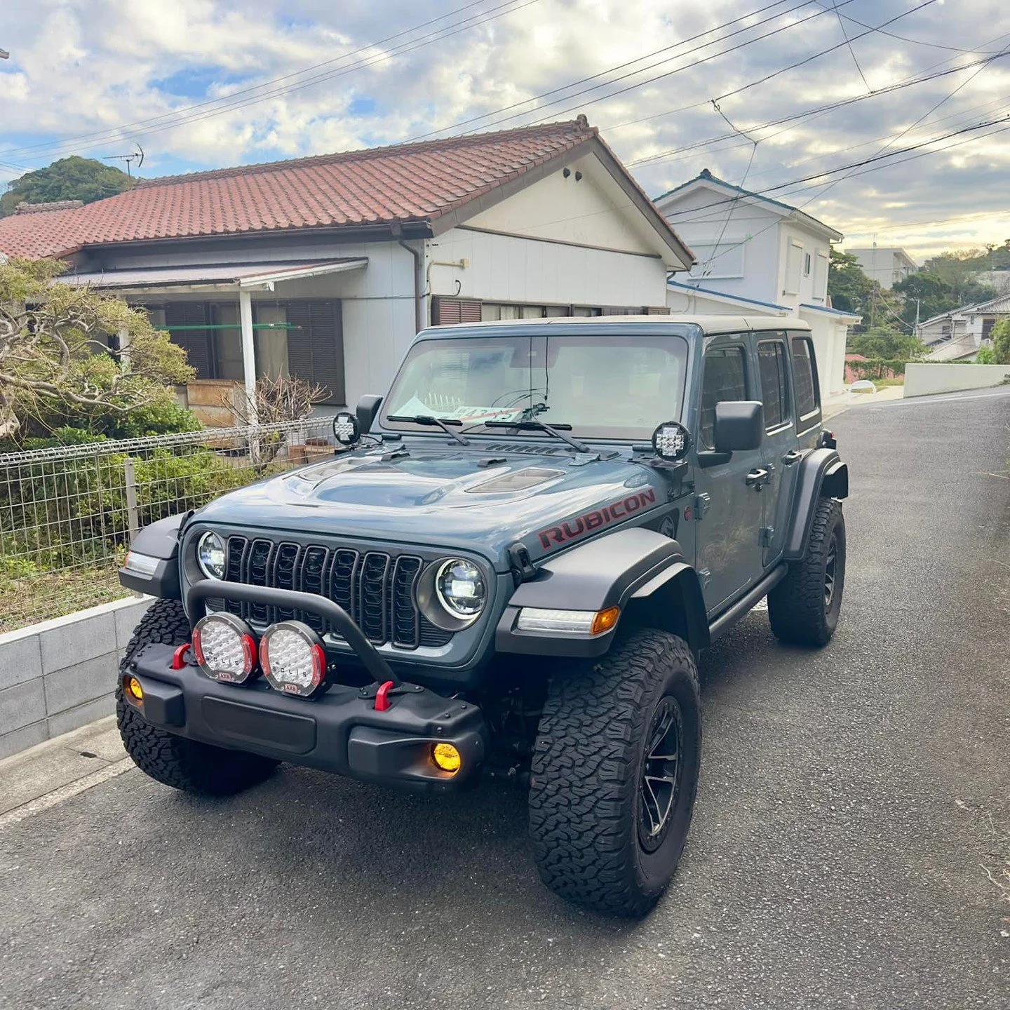 The Jeep has landed in Japan and now in my garage at home. Got to get a few things ready before registering though. Got new tail lights with amber turn signals and side markers. There is a lot of confusion but hopefully, I can get it figured out soon