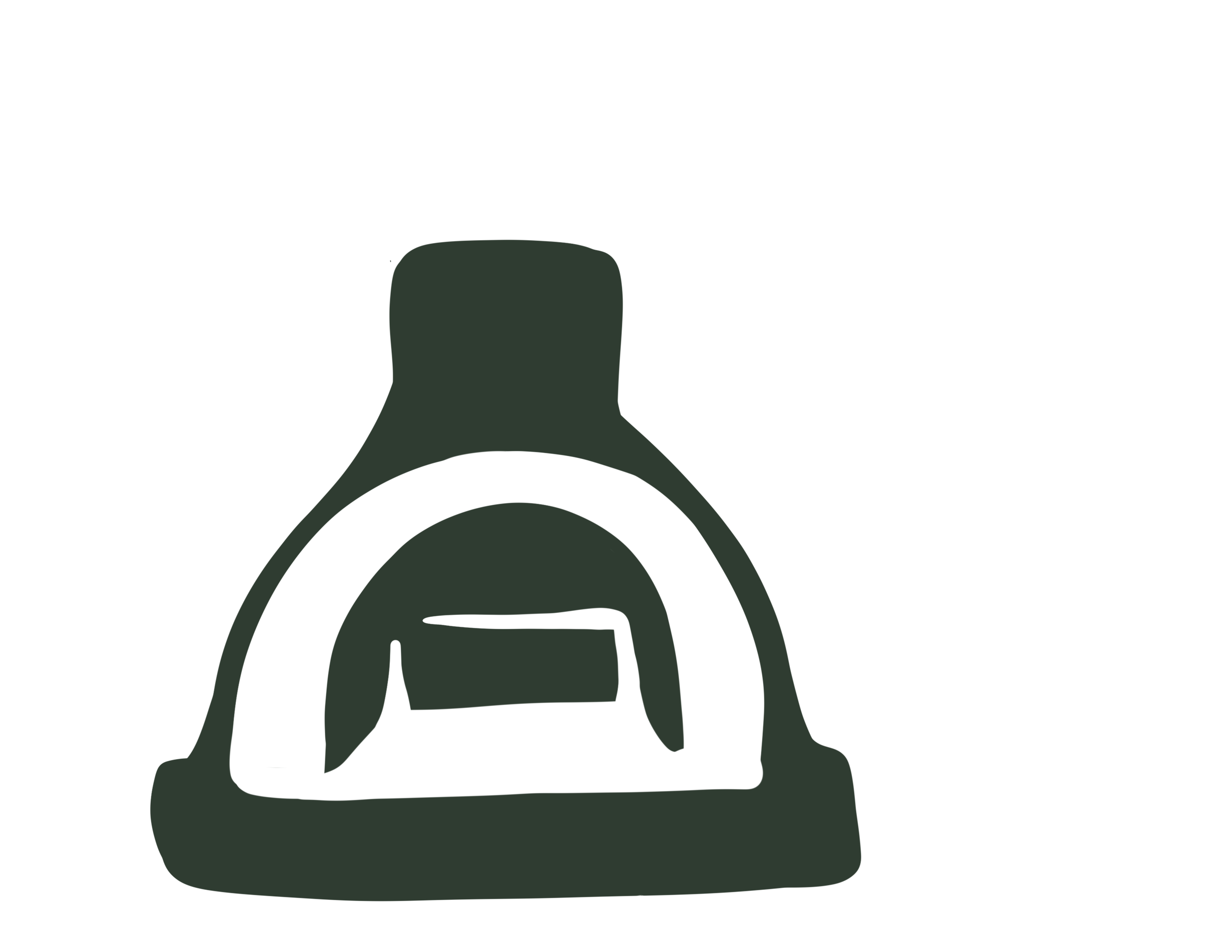 Illustration of a humanoid figure with a helmet, holding what appears to be a tool or device, with abstract shapes and lines.
