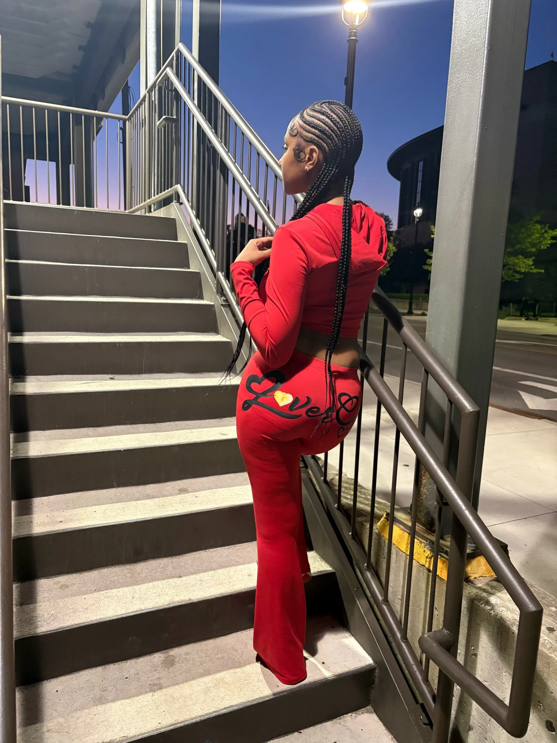 Red Lounge Set