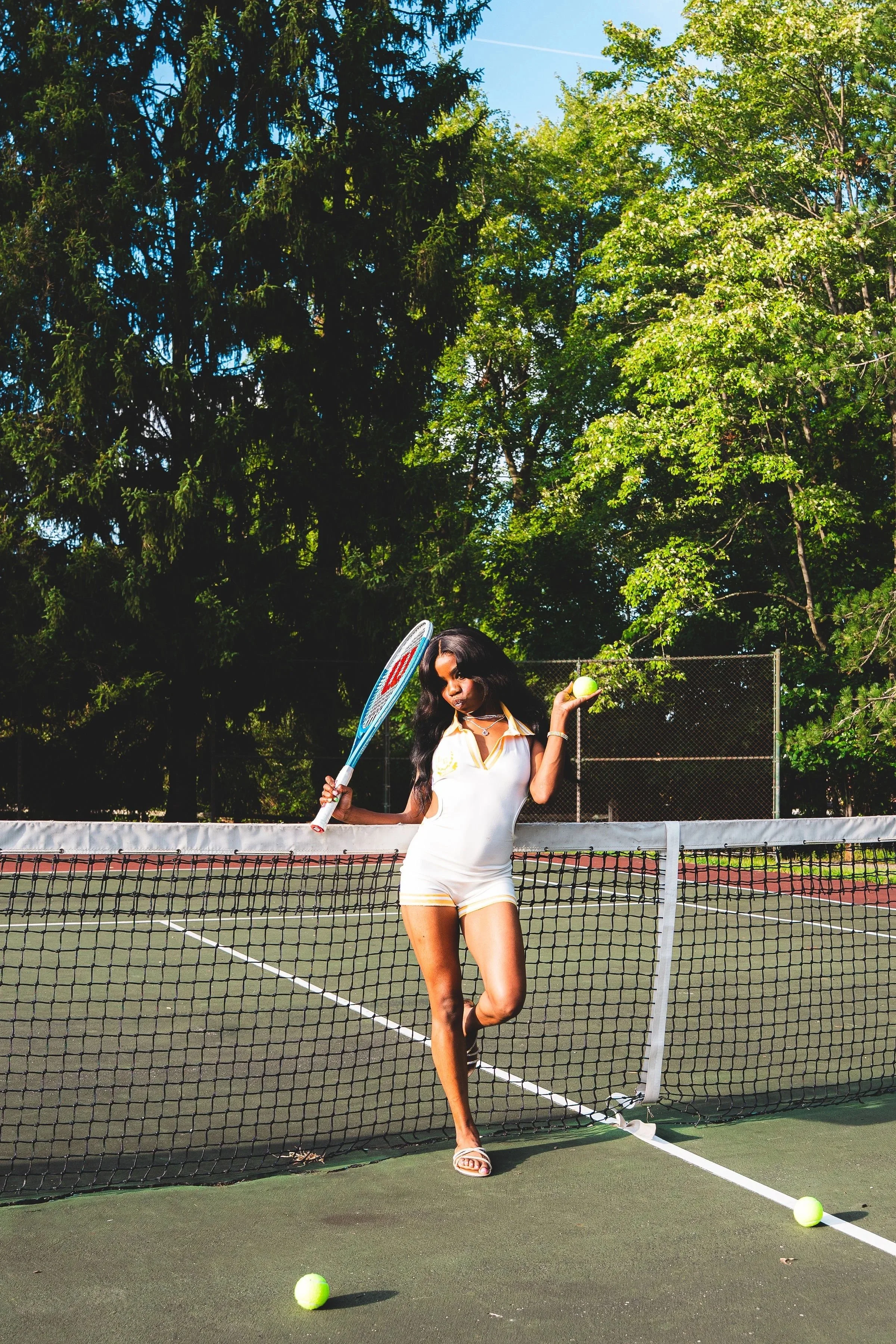 Golden Hour Varsity Romper