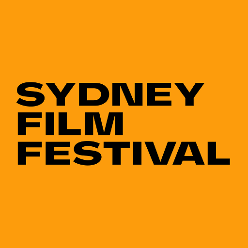 Orange background with black text that reads "Sydney Film Festival".