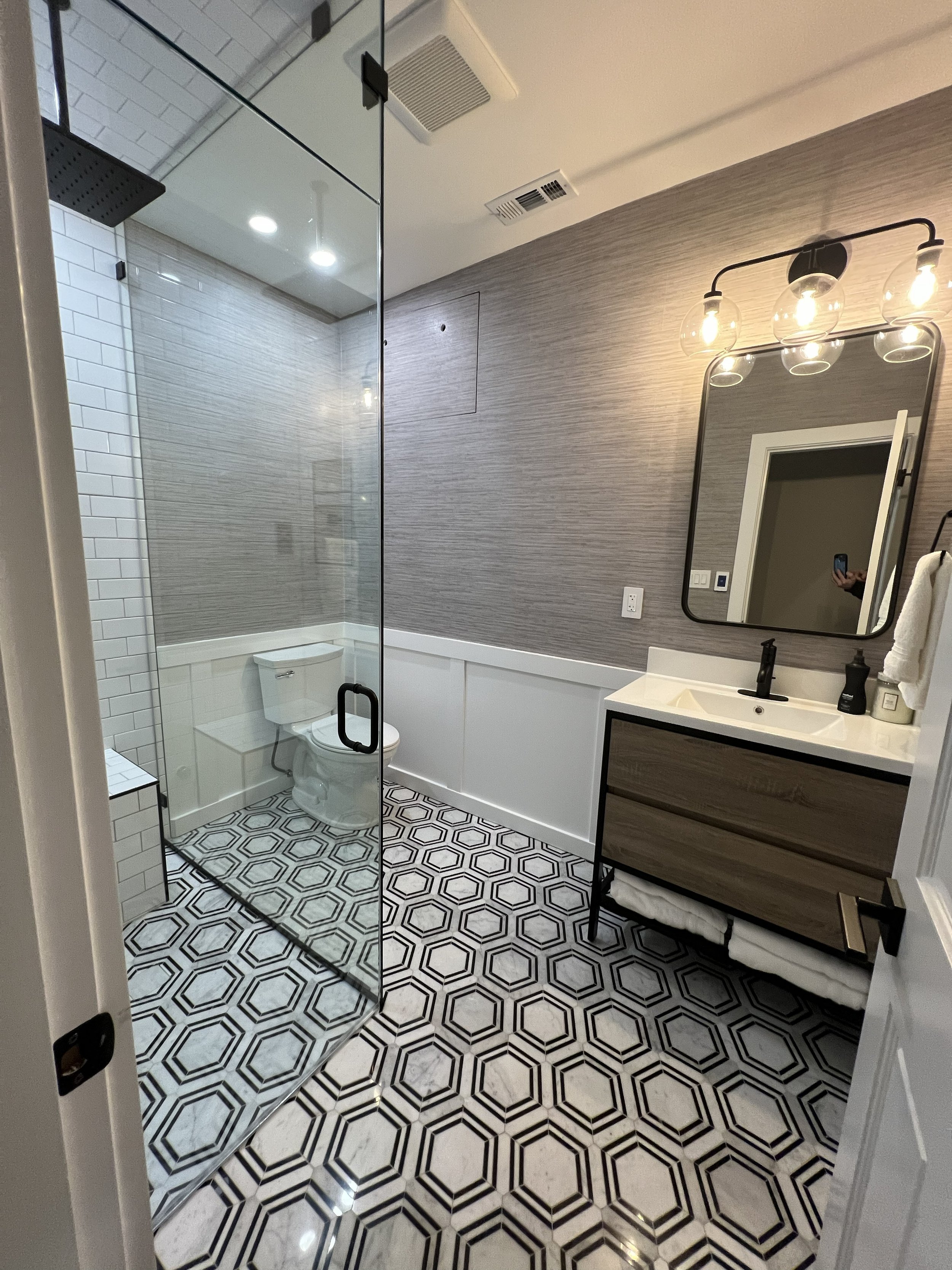 bathroom remodel, custom shower, steam shower, Seattle, WA, Burien, WA, Normandy Park, WA, Seahurst, White Center, WA