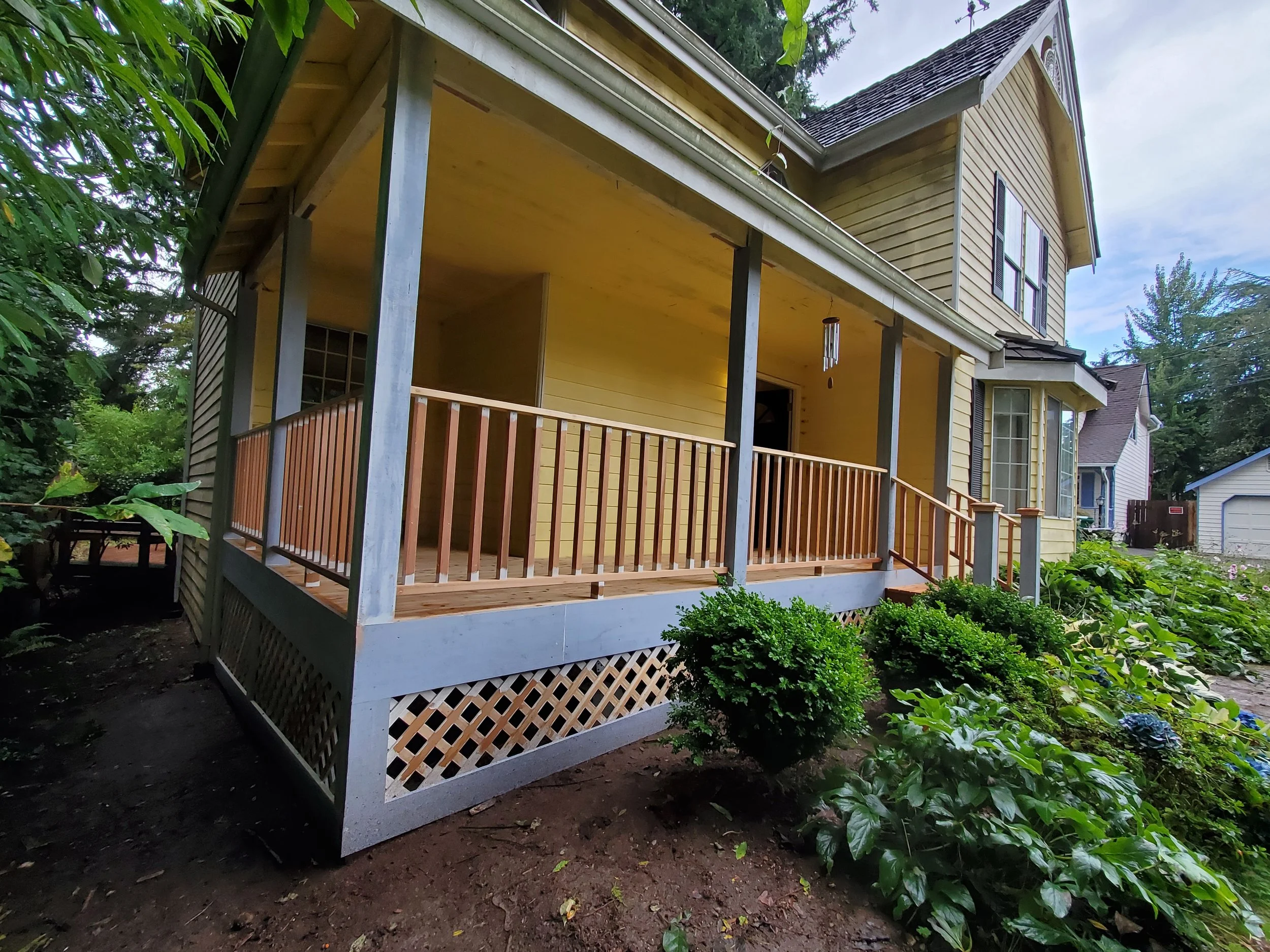 Porch rebuild, covered porch, patio, carpentry, remodel contractor, Burien, WA, Seattle, WA, Normandy Park, WA