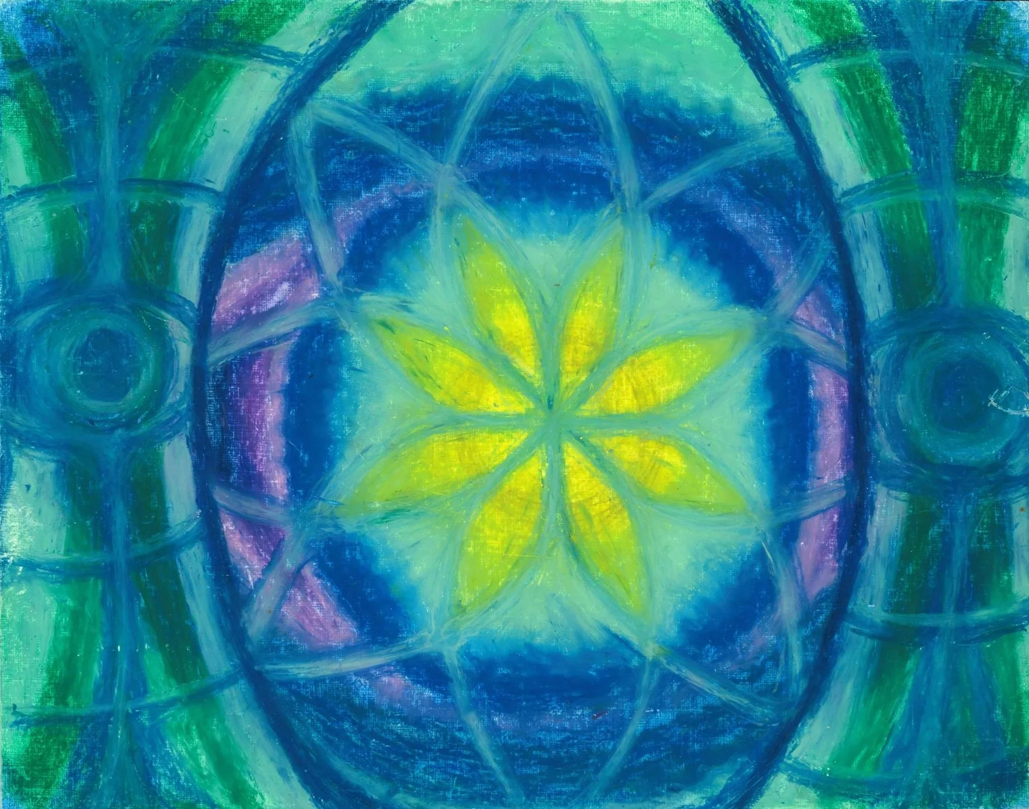 Are We Dreaming?, Oil Pastel on Canvas
