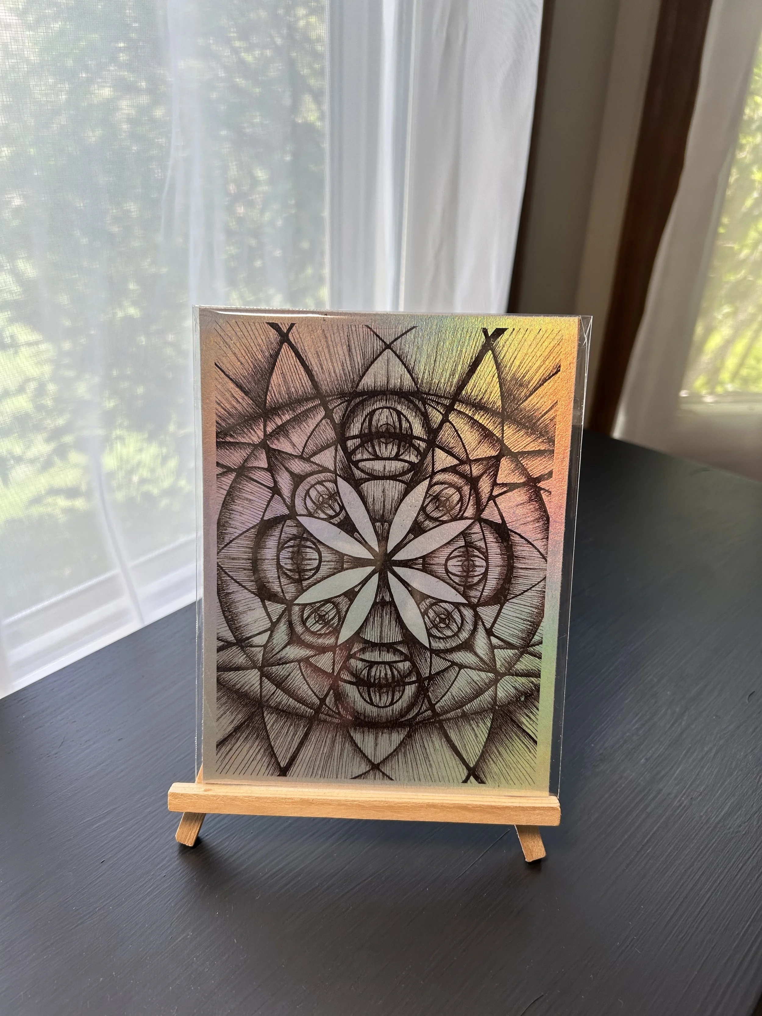 Holographic Cosmic Forces 5x7 Print