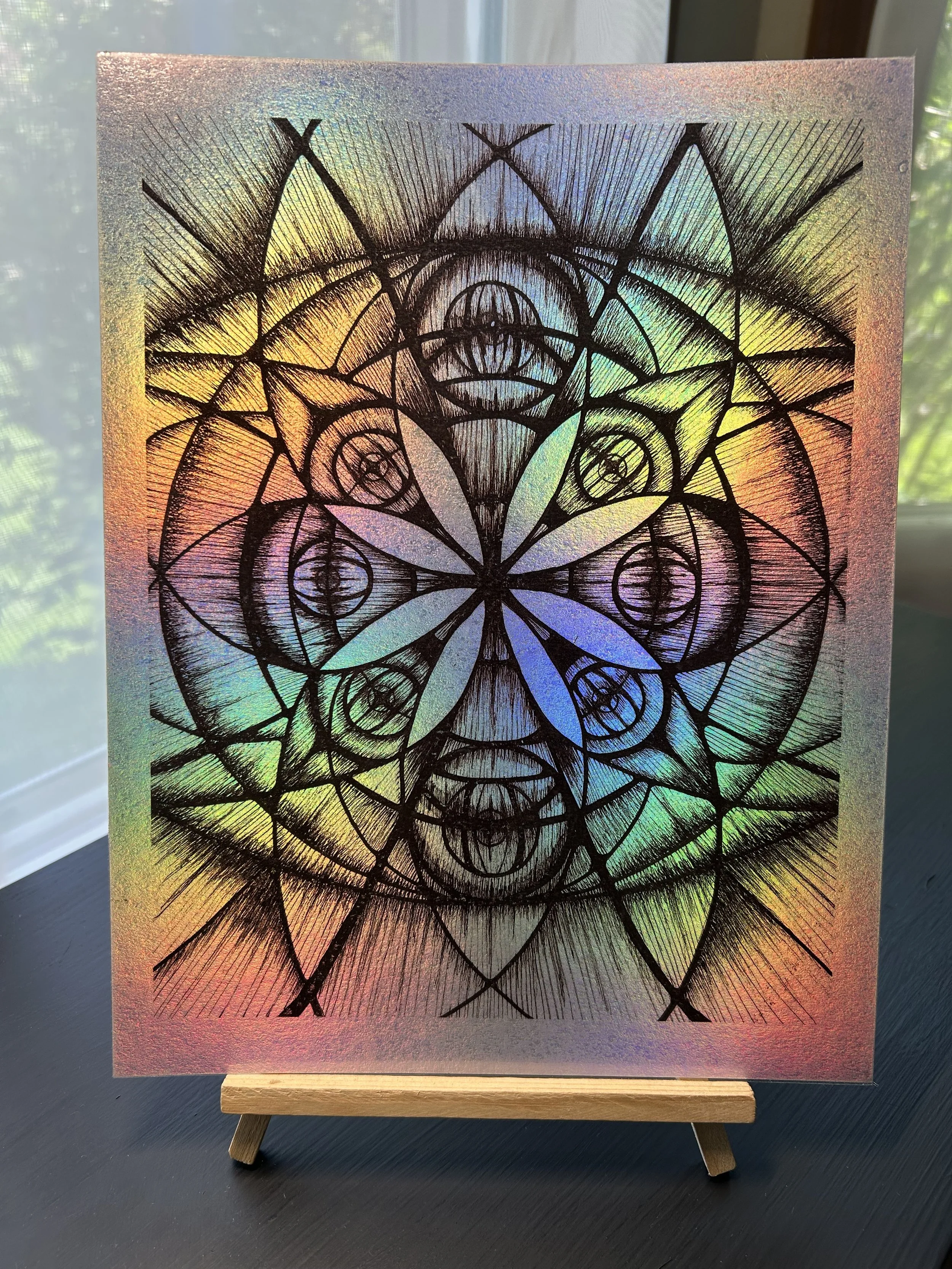Holographic Cosmic Forces 8.5x11 Print