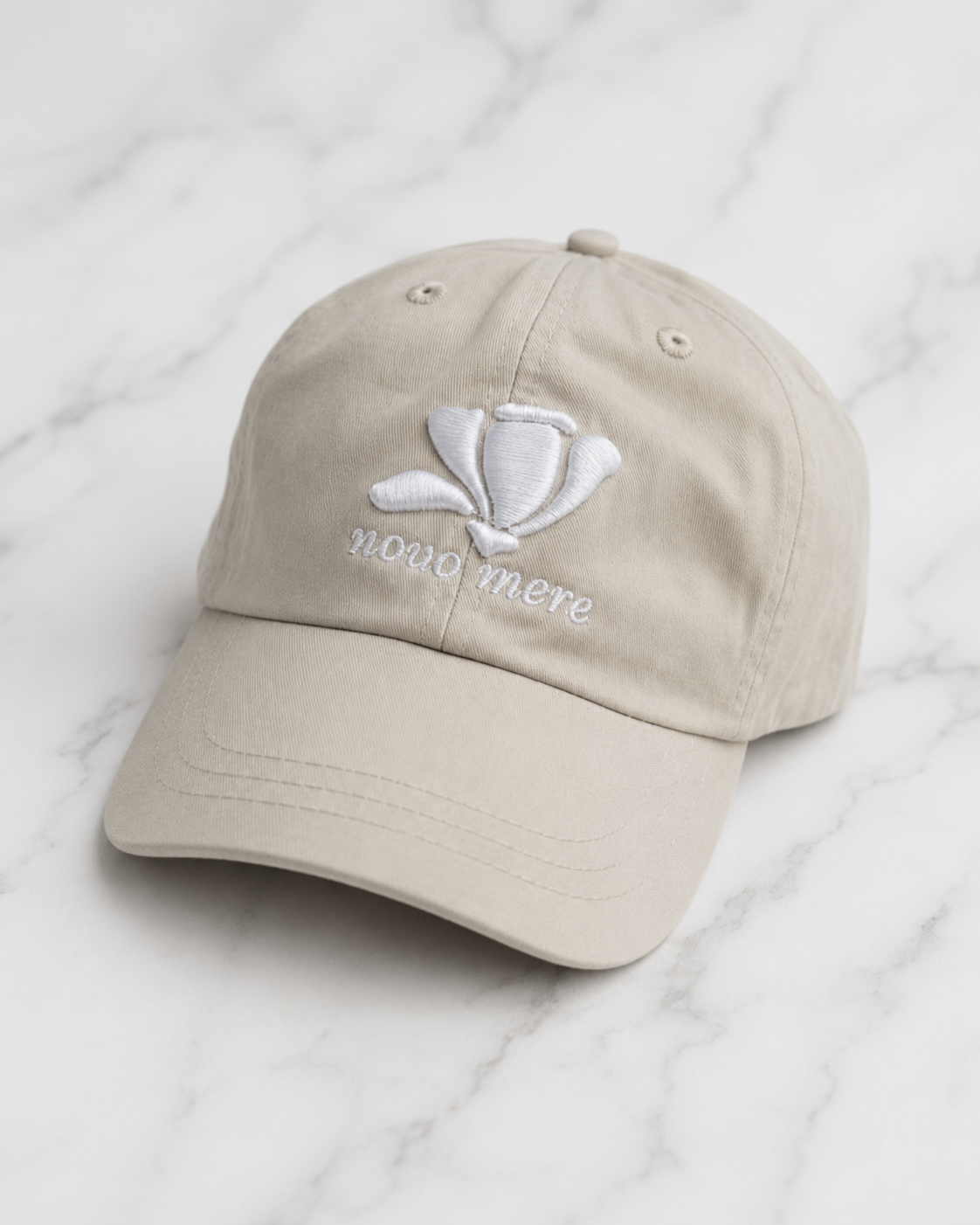 Ivory Embroidery Cap