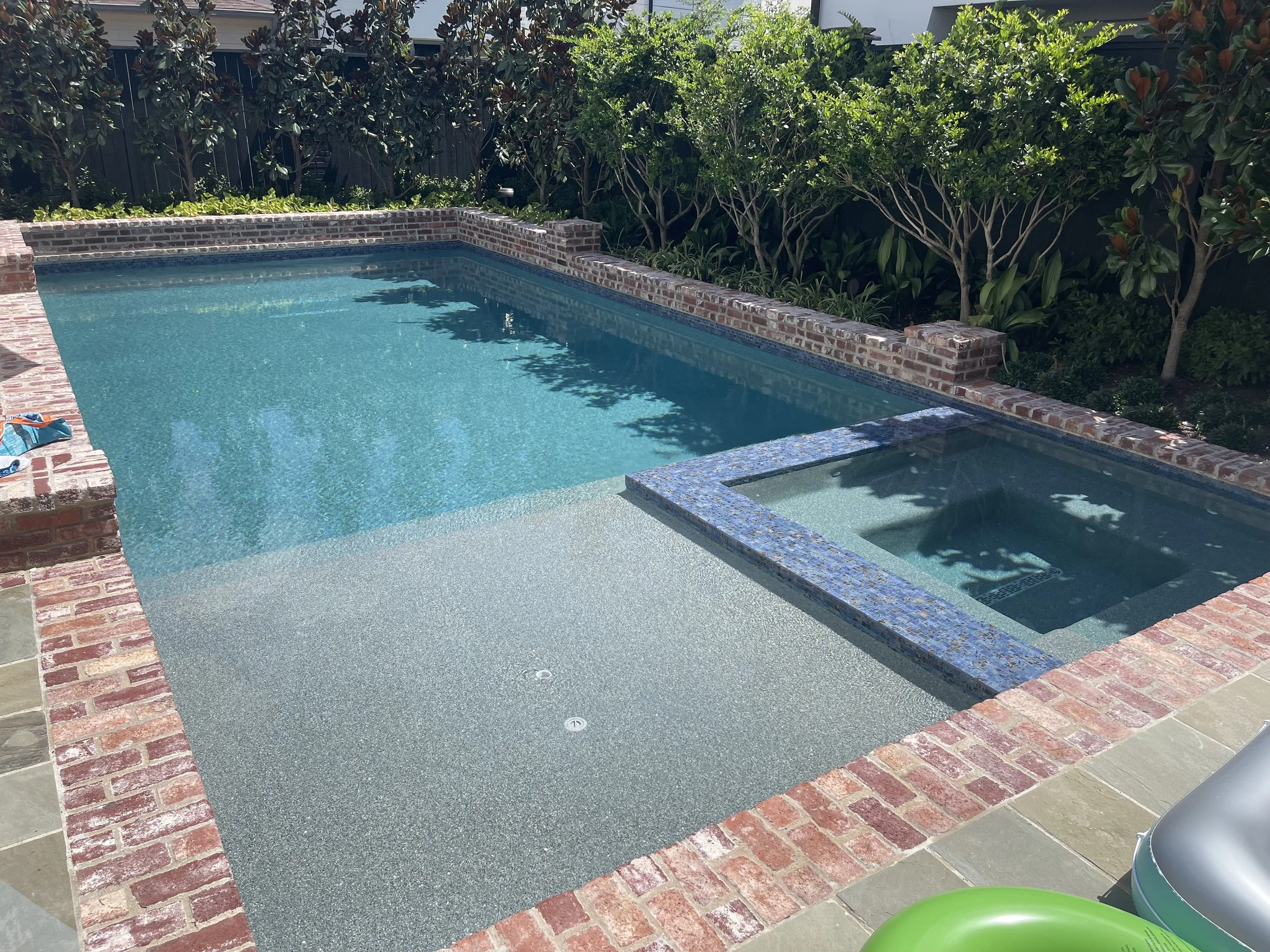 Memorial Houston Custom Pool Build and Backyard Living