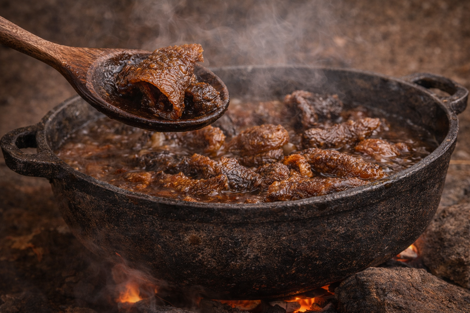 The Tradition of African Smoked Cow Skin