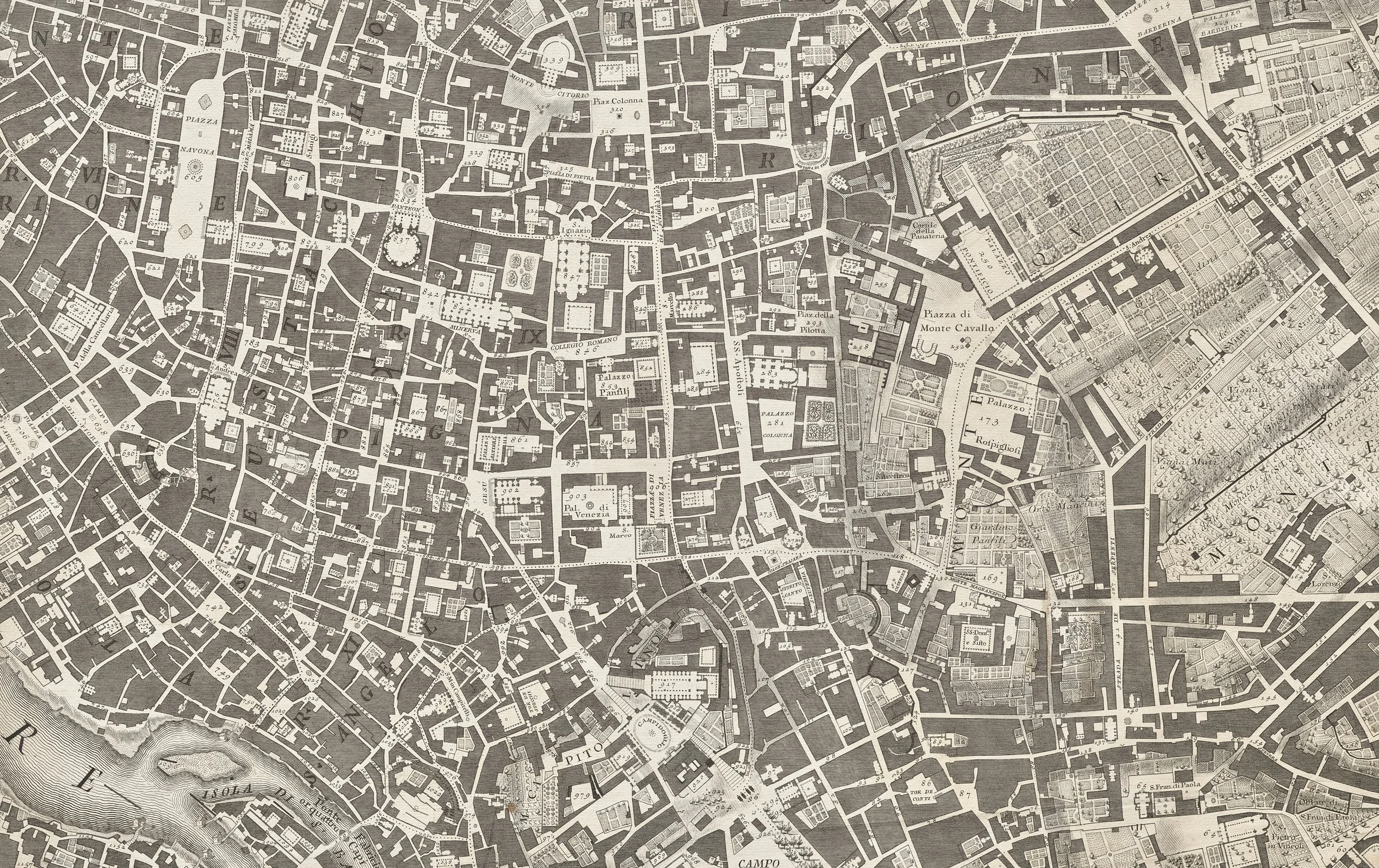 Map from the cleveland museum of art