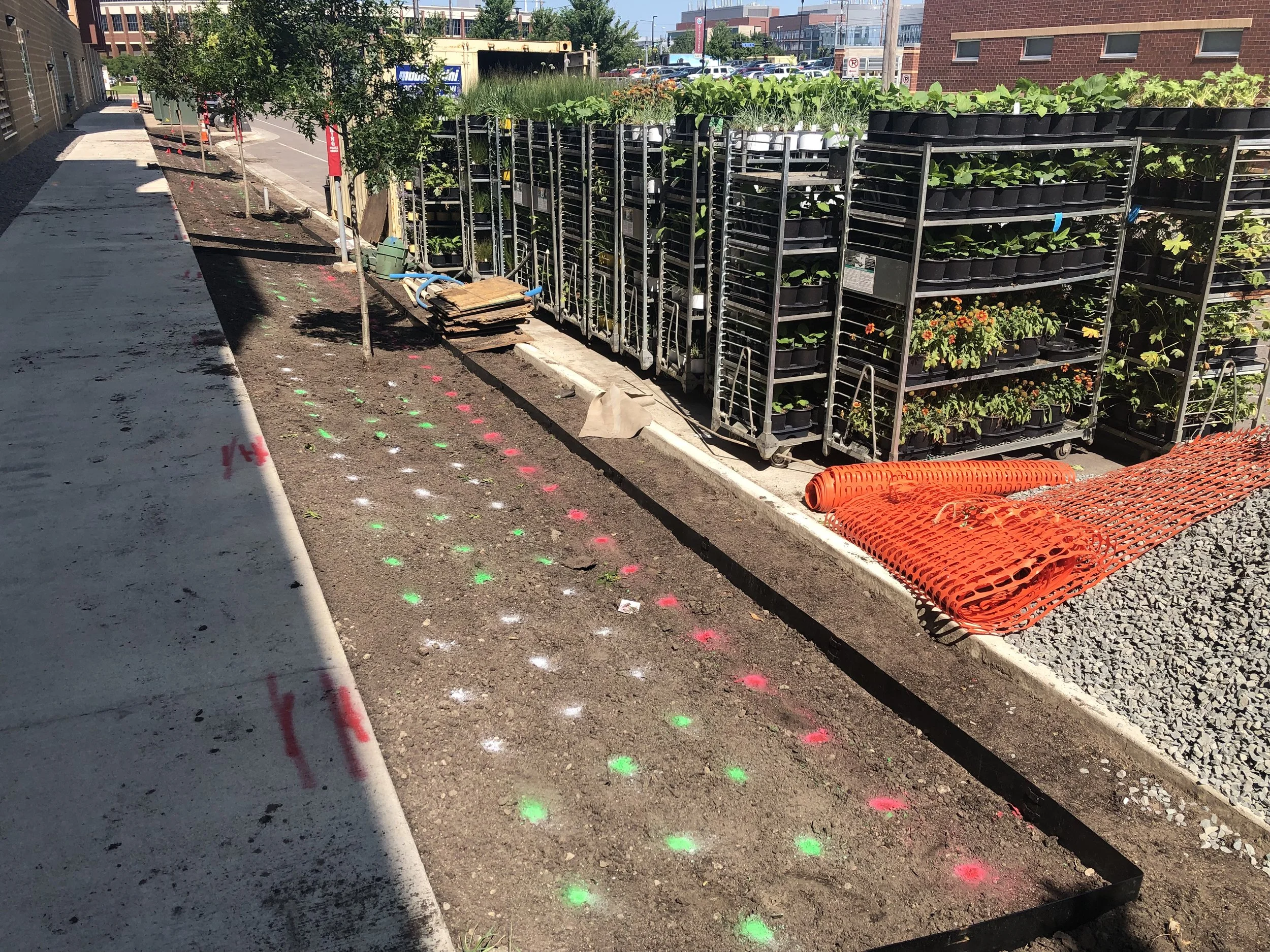 Habitat landscape planting