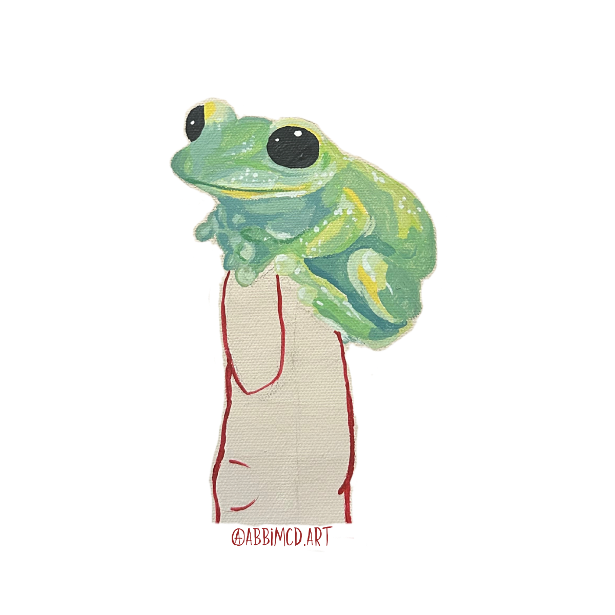"Frog" Sticker