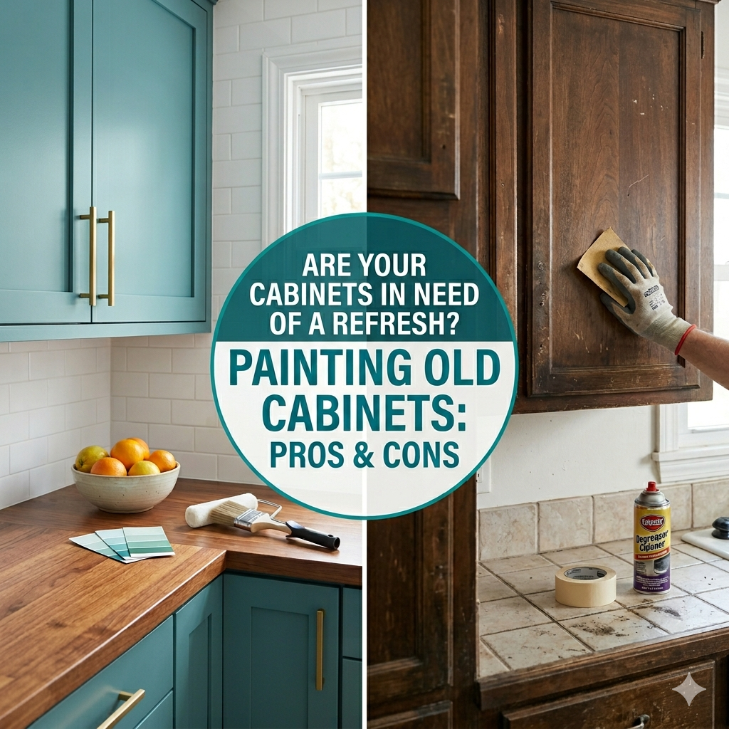 Should You Paint Your Aging Kitchen Cabinets?