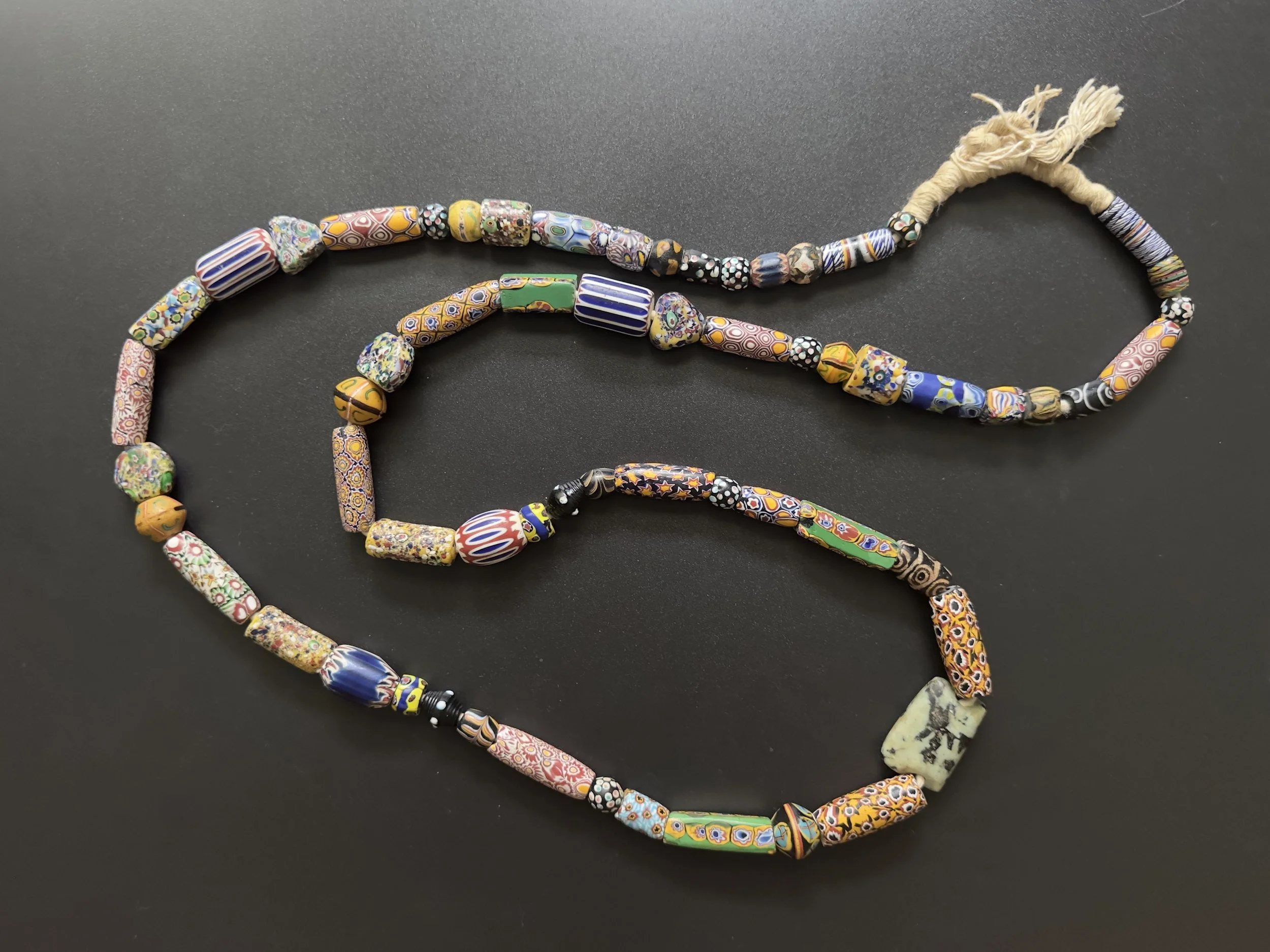 Assorted Venetian beads (glass), 1800s, West Africa .....