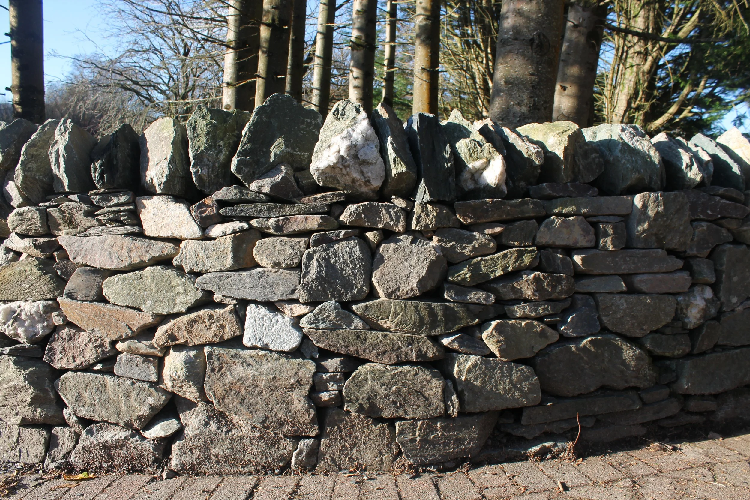 Dry Stone Wall Repair in Rowardennan, Stirling.