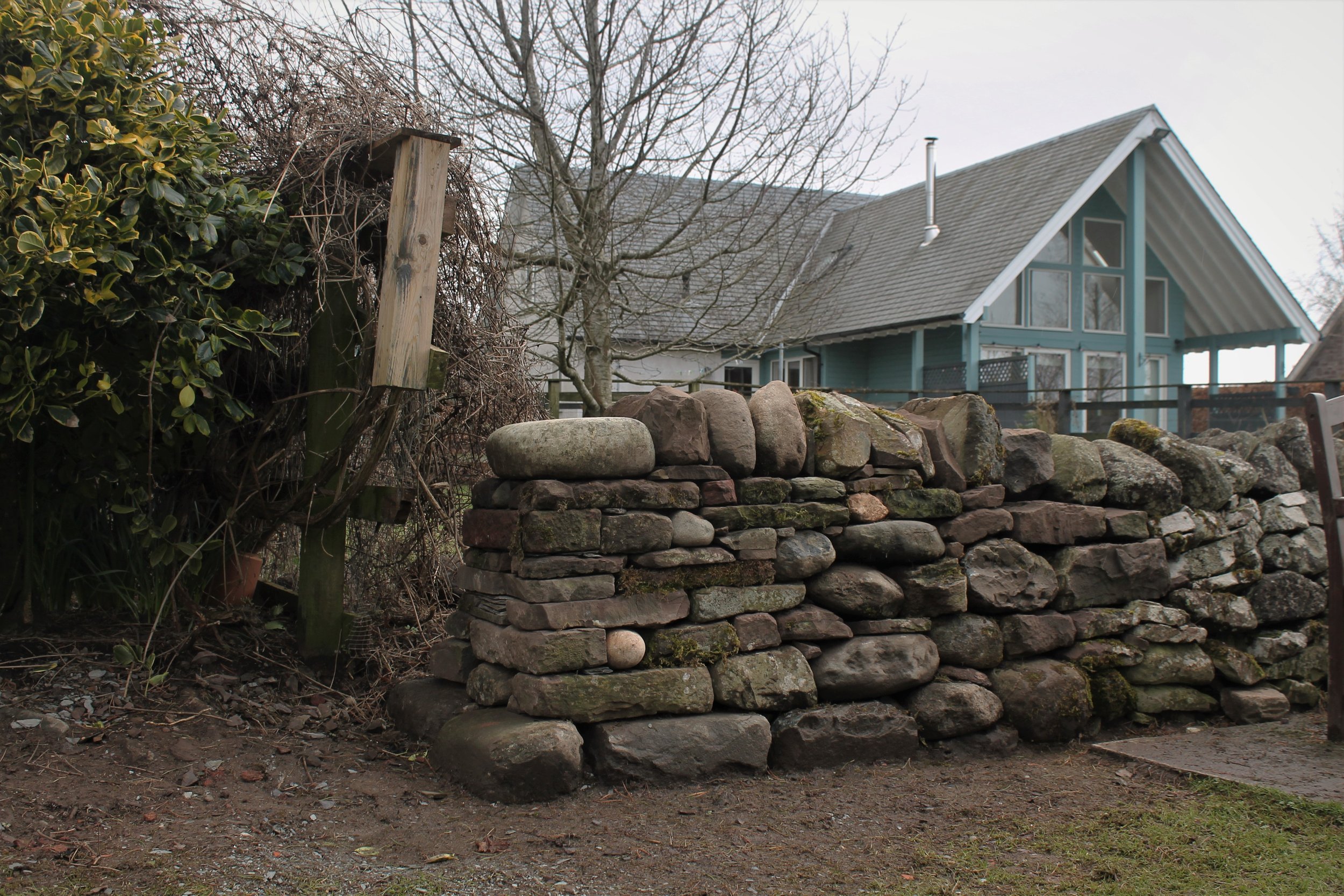 Dry Stone Wall Repair and Cheekend New Build, Perthshire.
