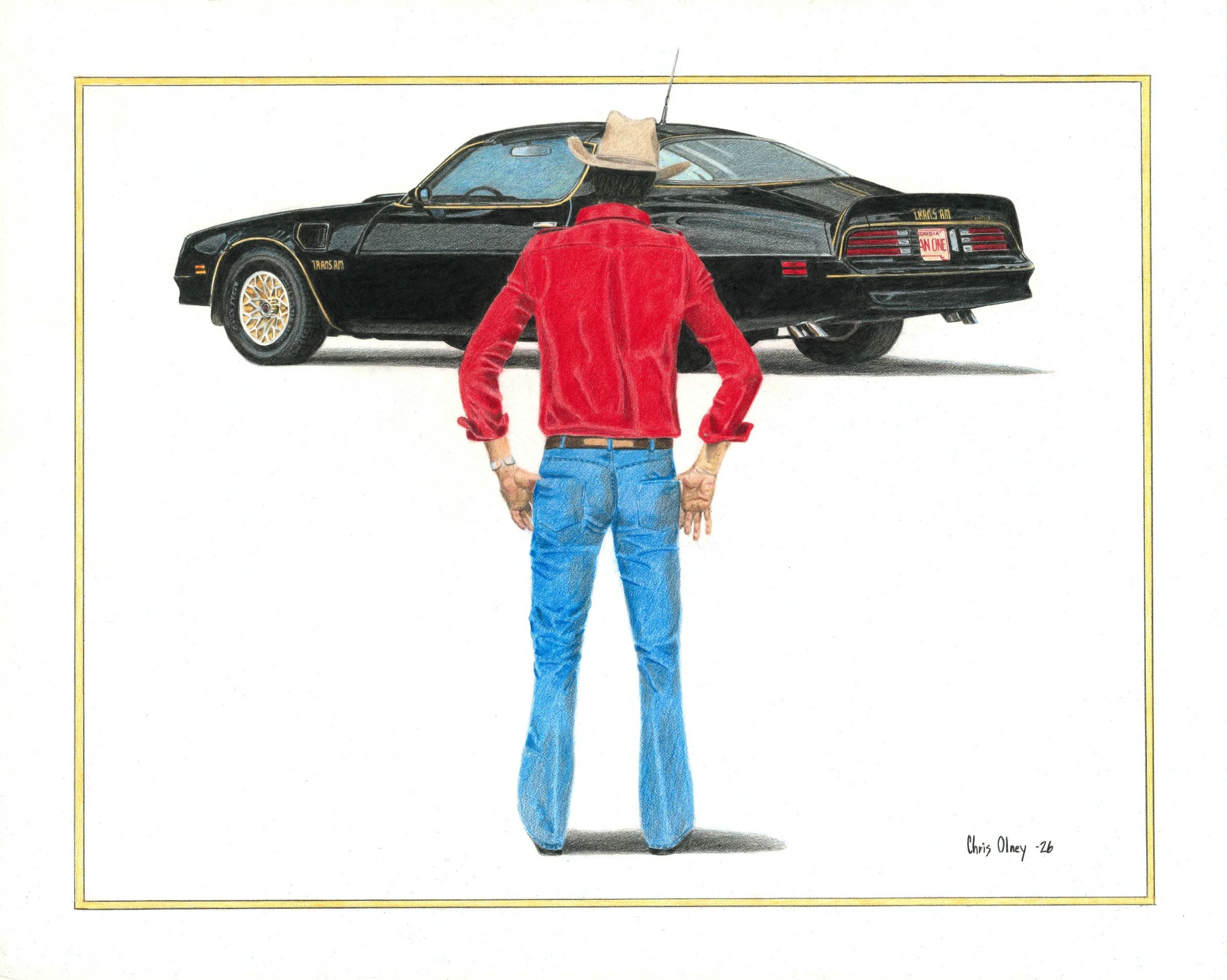 Smokey and the Bandit Art Print