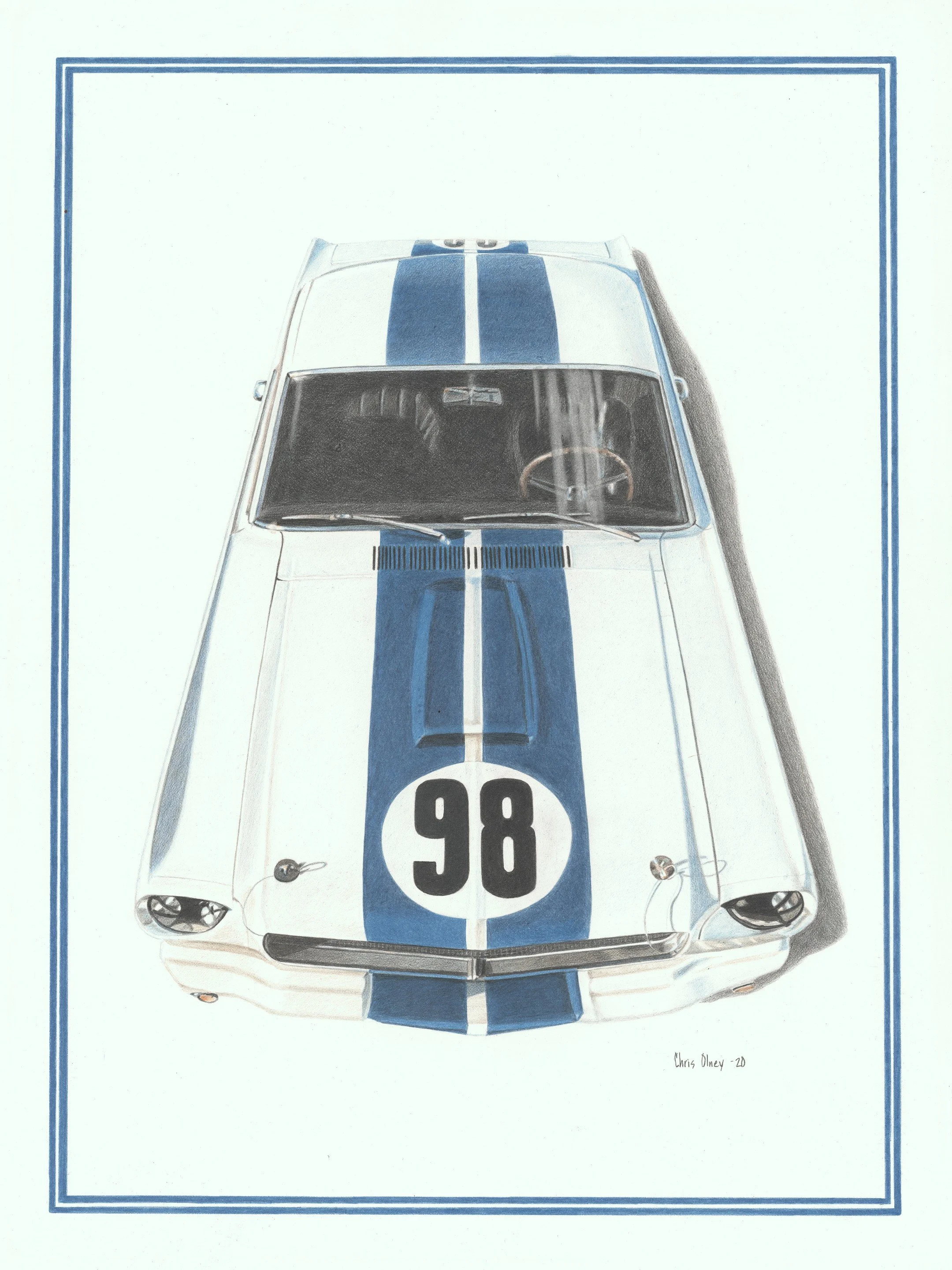 Shelby Mustang Race Car - Ken Miles