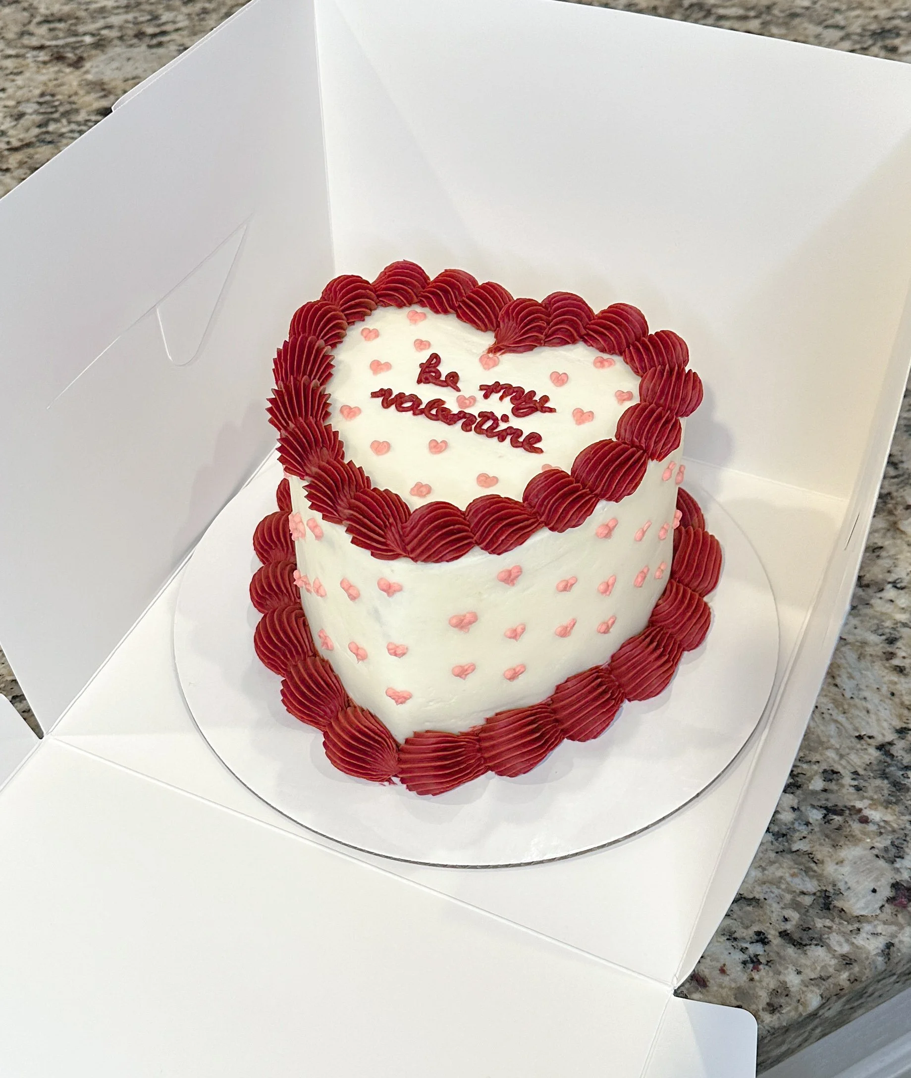 Valentine's Heart Cake