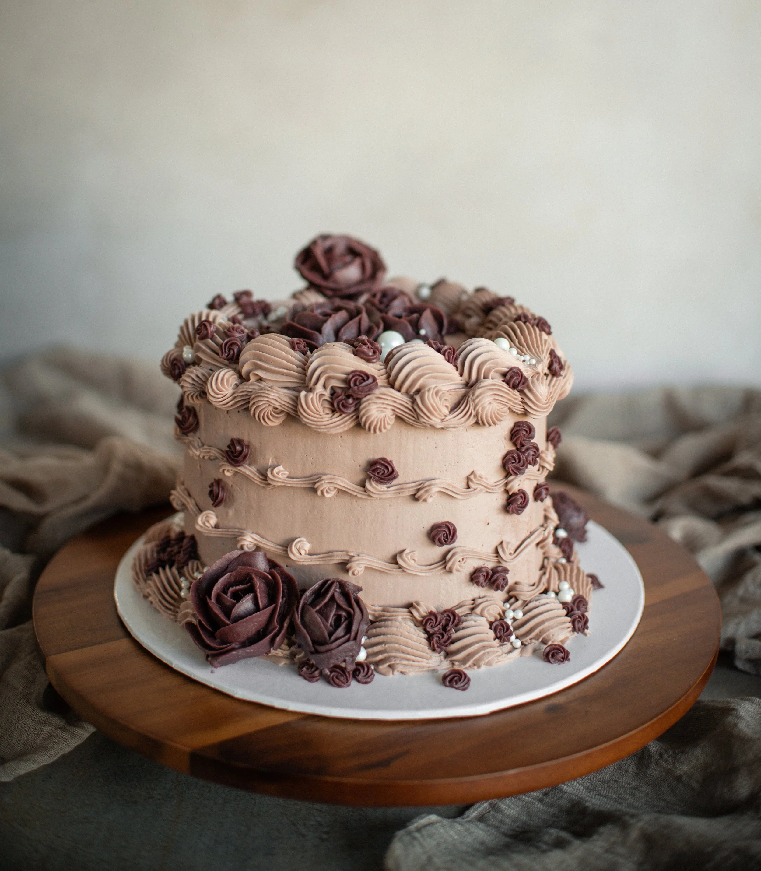 Vintage Heart Cake