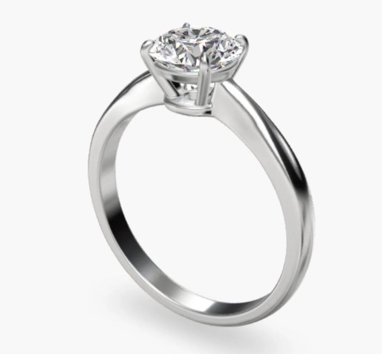 Jocassee: Stunning 3 Carat Real Diamond in 14K Gold