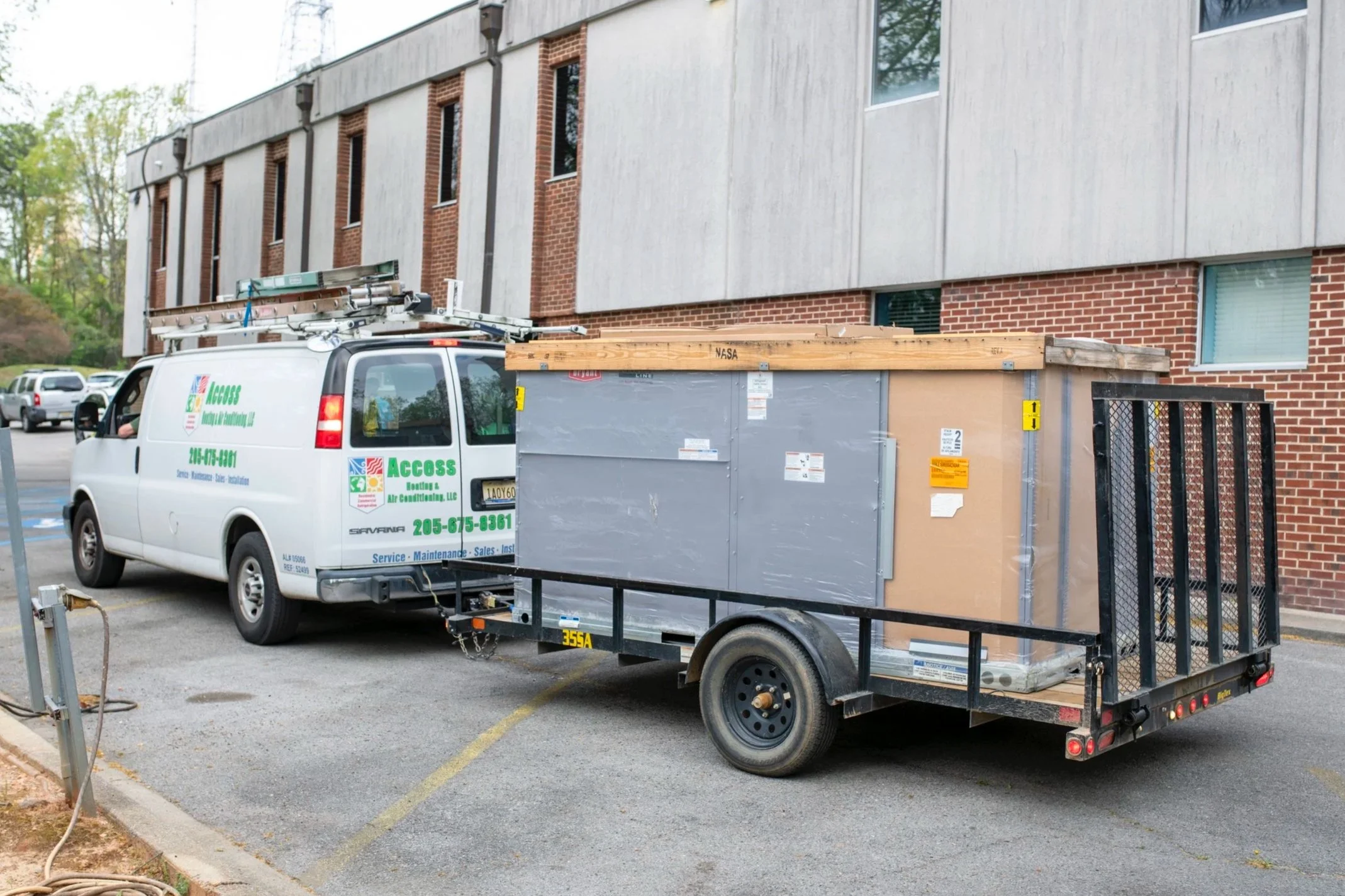 Removal and installation, upgrade HVAC unit. Access Heating and Air Conditioning located in Birmingham, Alabama.