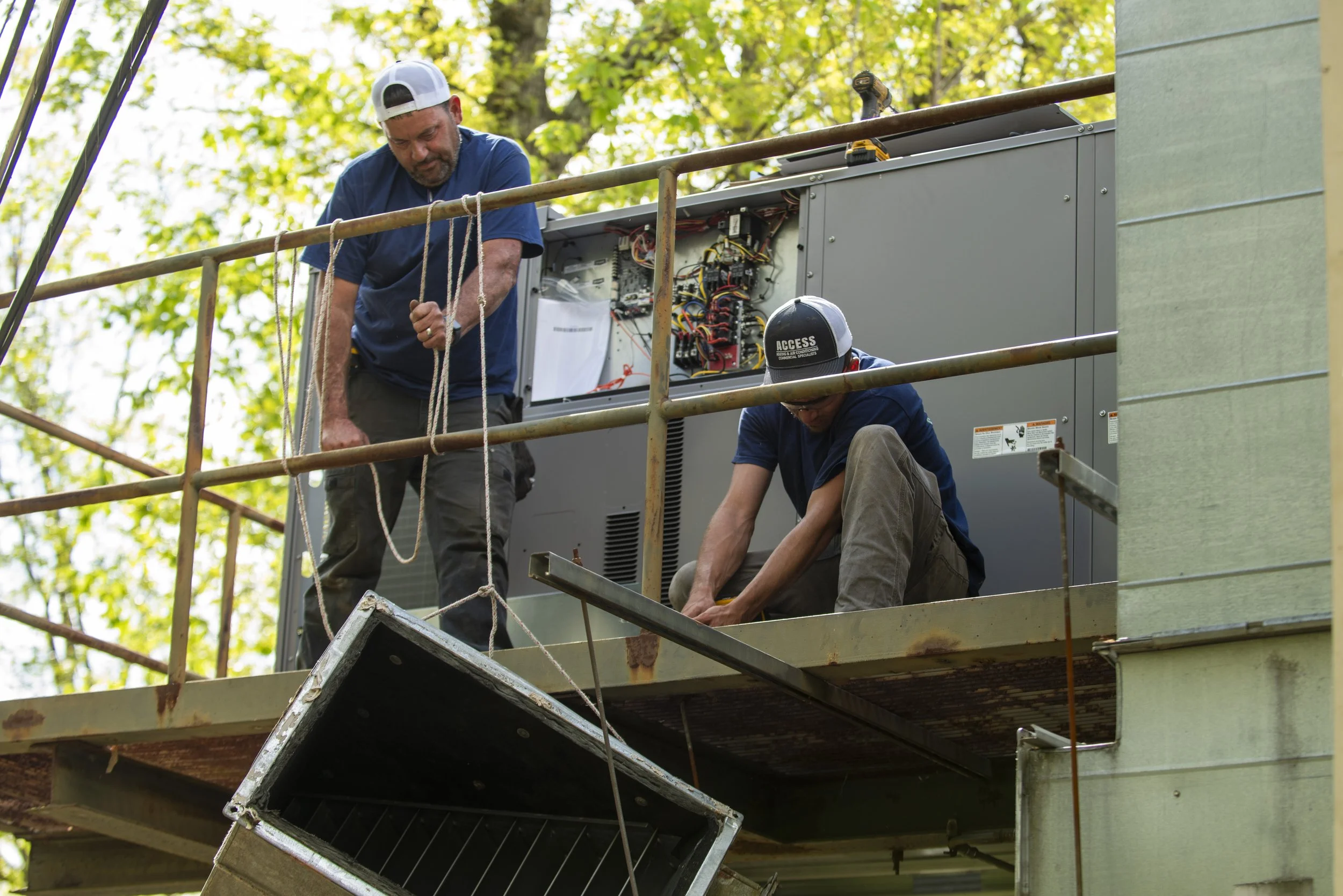 Removal and installation, upgrade HVAC unit. Access Heating and Air Conditioning located in Birmingham, Alabama.