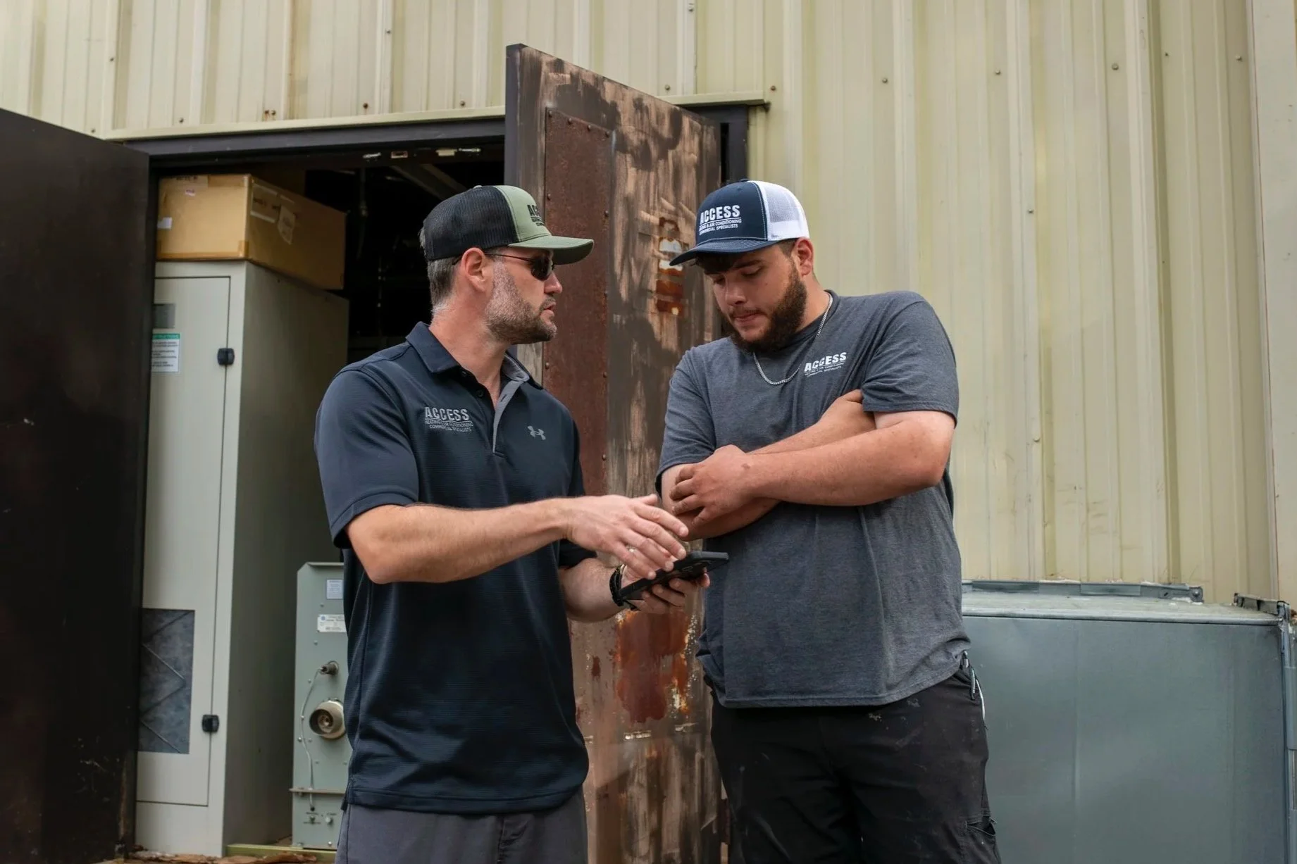 Team members with Access Heating and Air Conditioning located in Birmingham, Alabama.