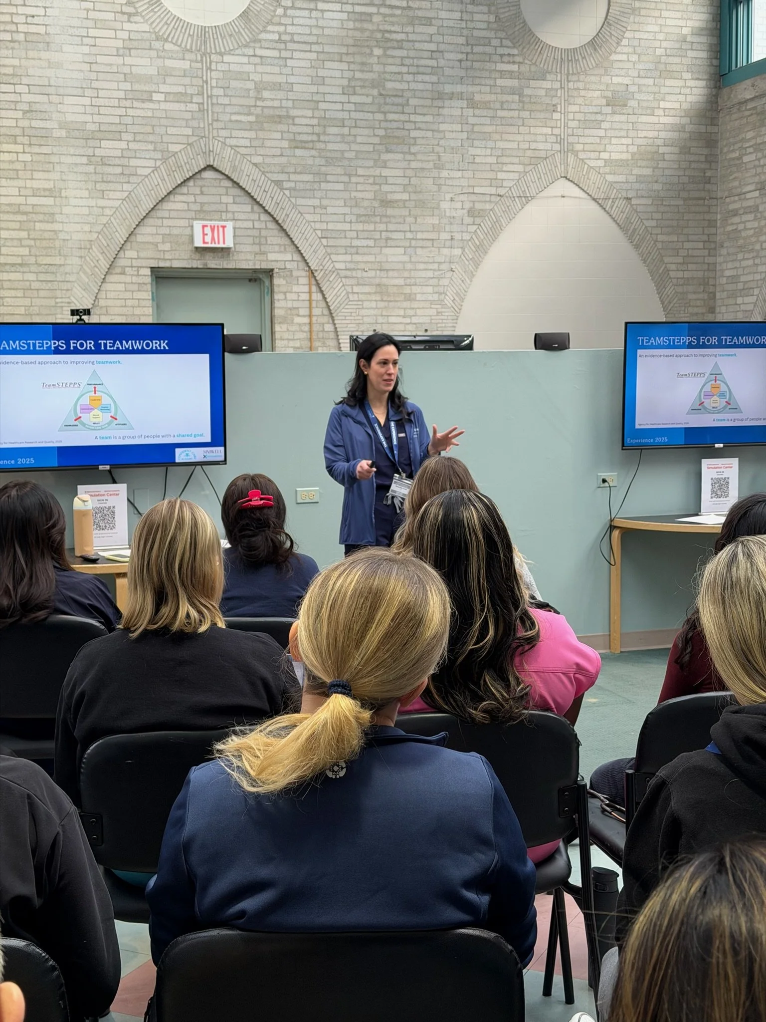 n instructor teaches the TeamSTEPPS framework for clinical teamwork and communication at the Confident Care Experience.