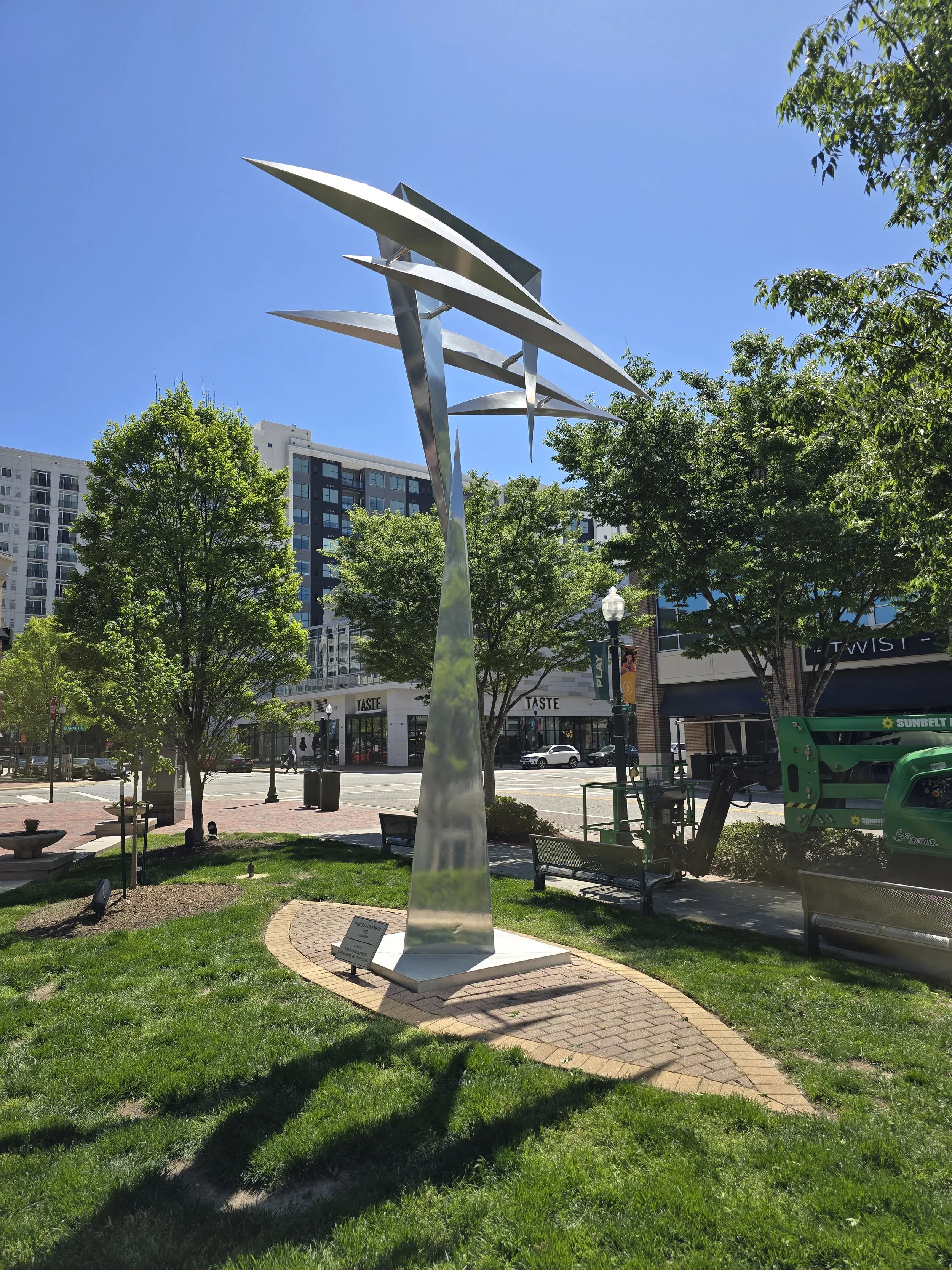 After treatment photo of Wings by Lin Emery, City of Virginia Beach, Virginia