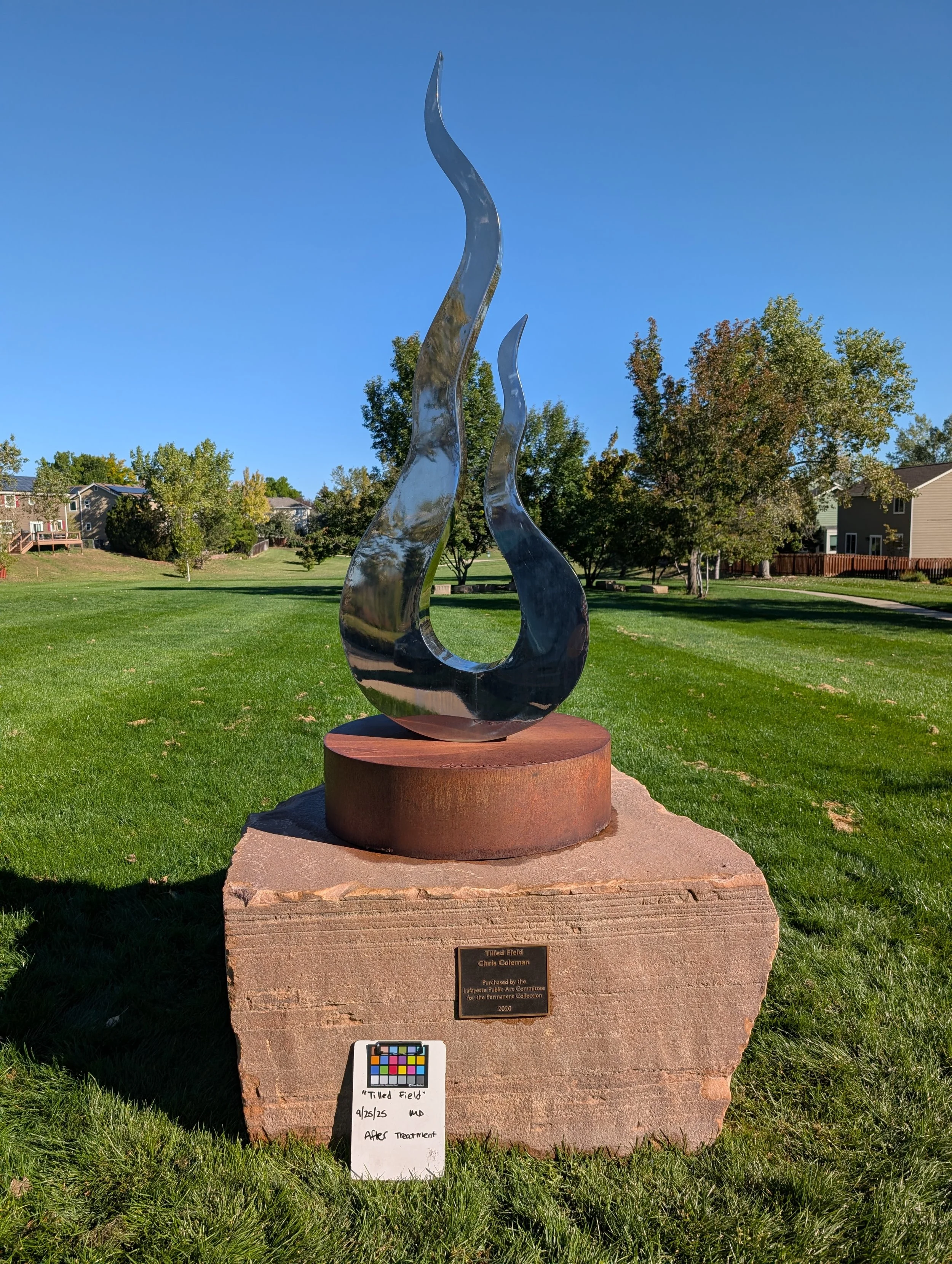 After treatment photo of Tilled Field by Chris Coleman, City of Lafayette, Colorado 