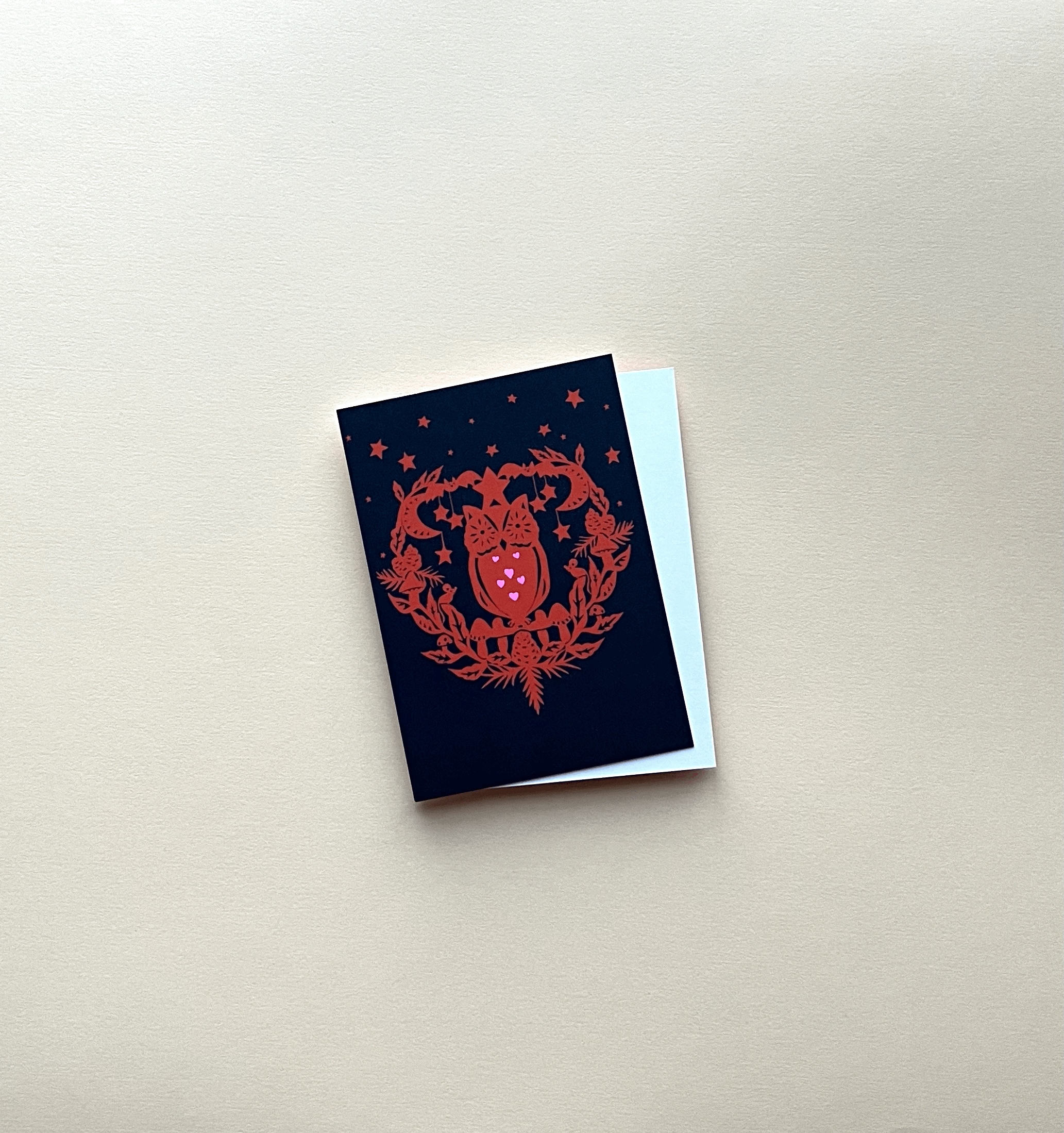 Postkarte "Eulenzauber"