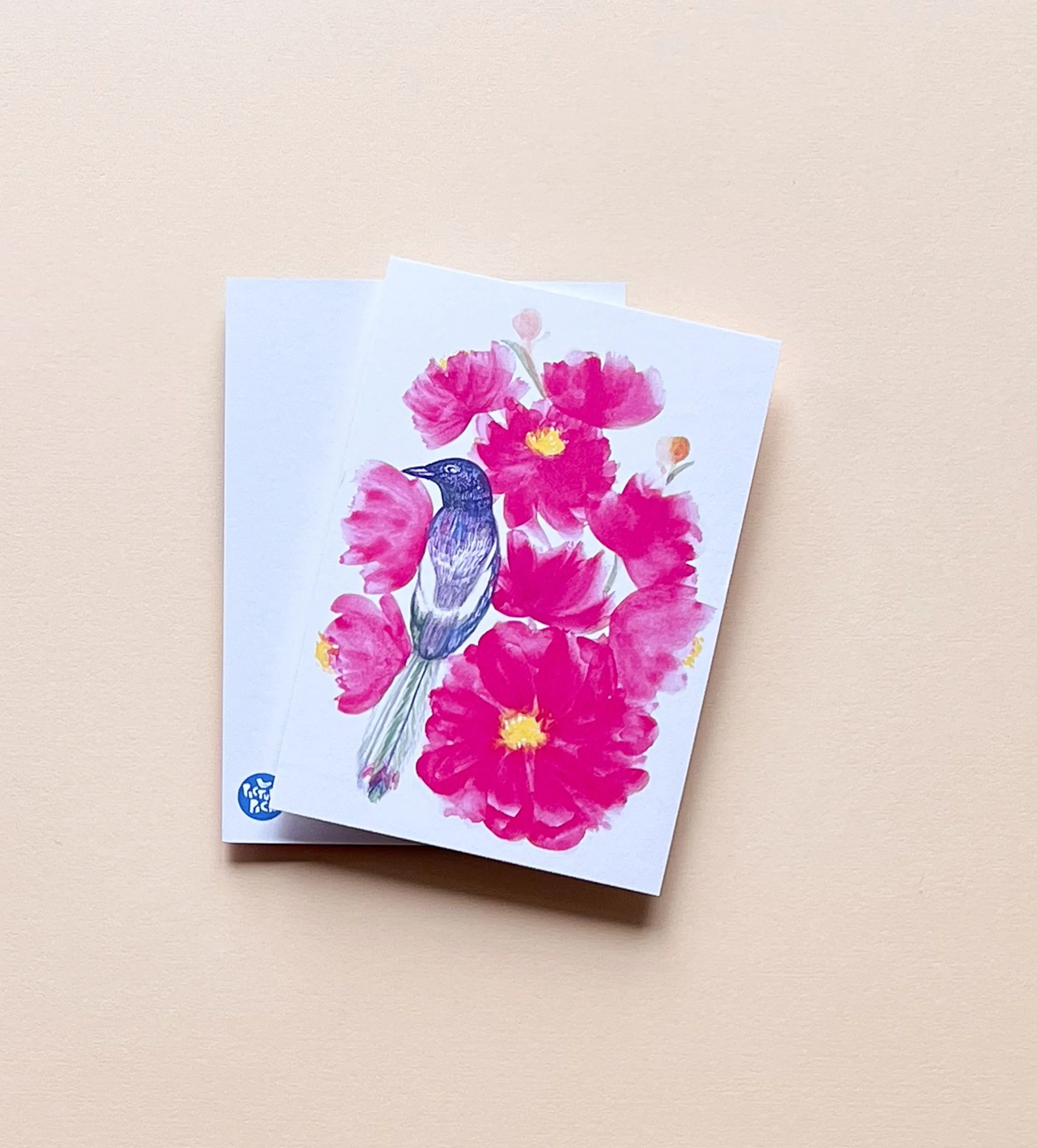 Postkarte "Die Elster"