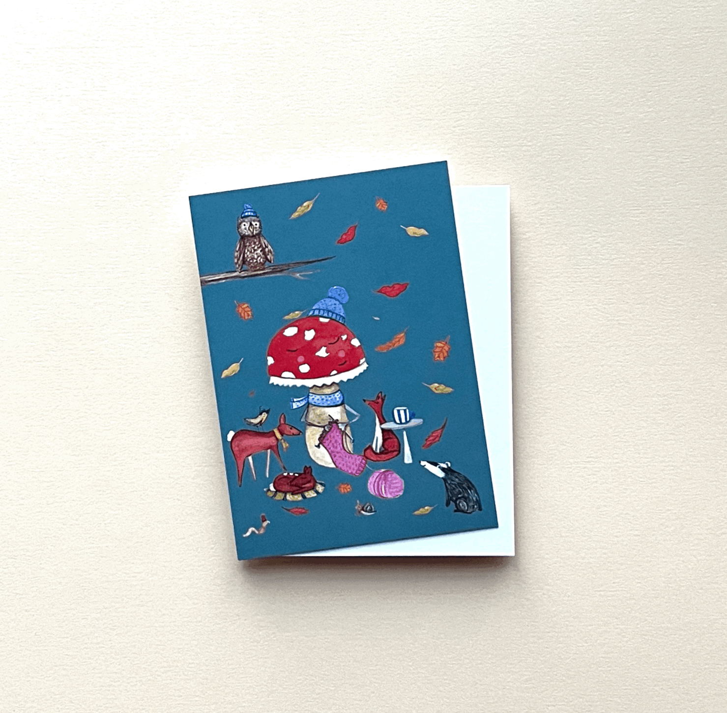 Postkarte "Wollfreunde"